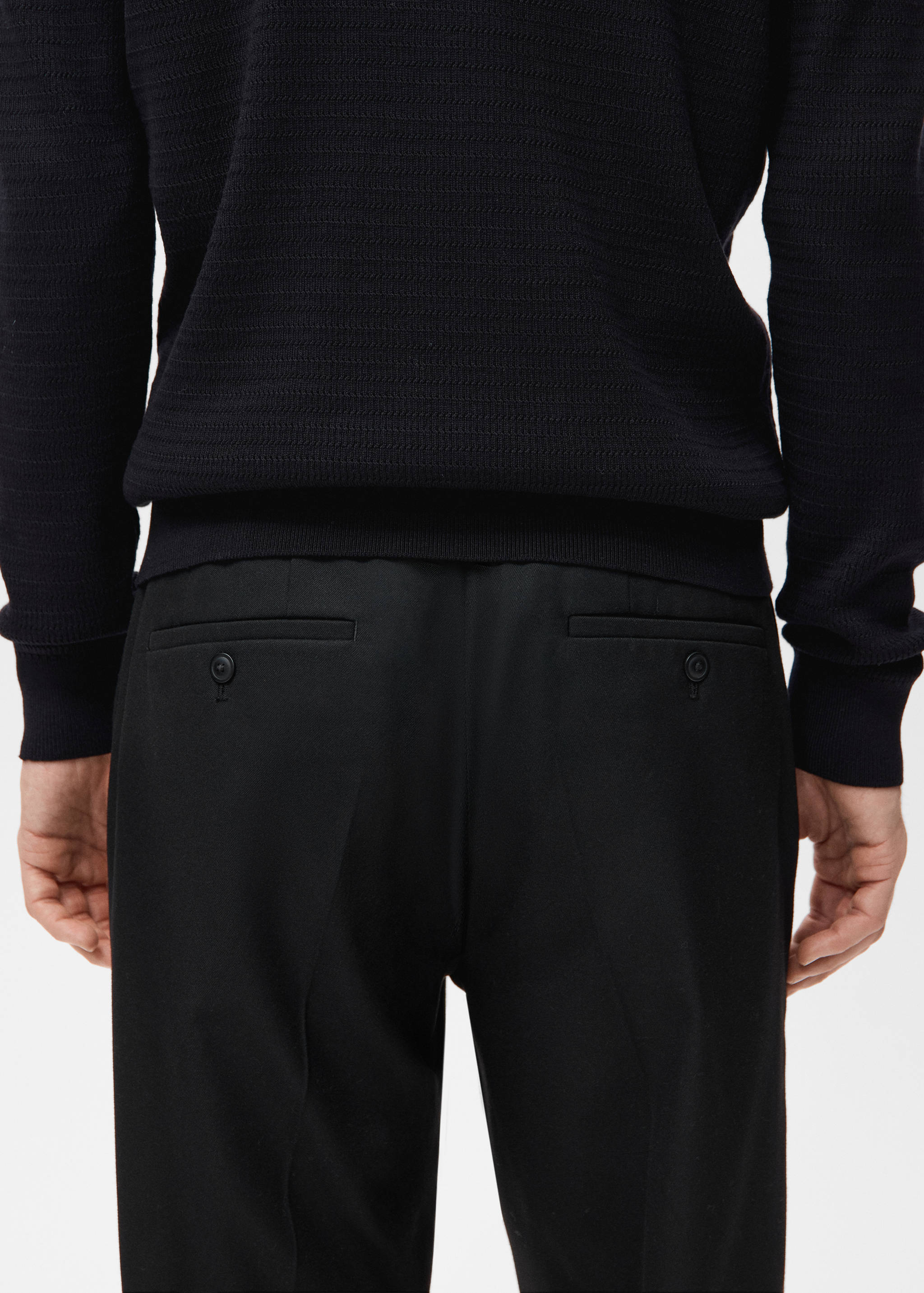 Flowy straight-fit trousers - Details of the article 3