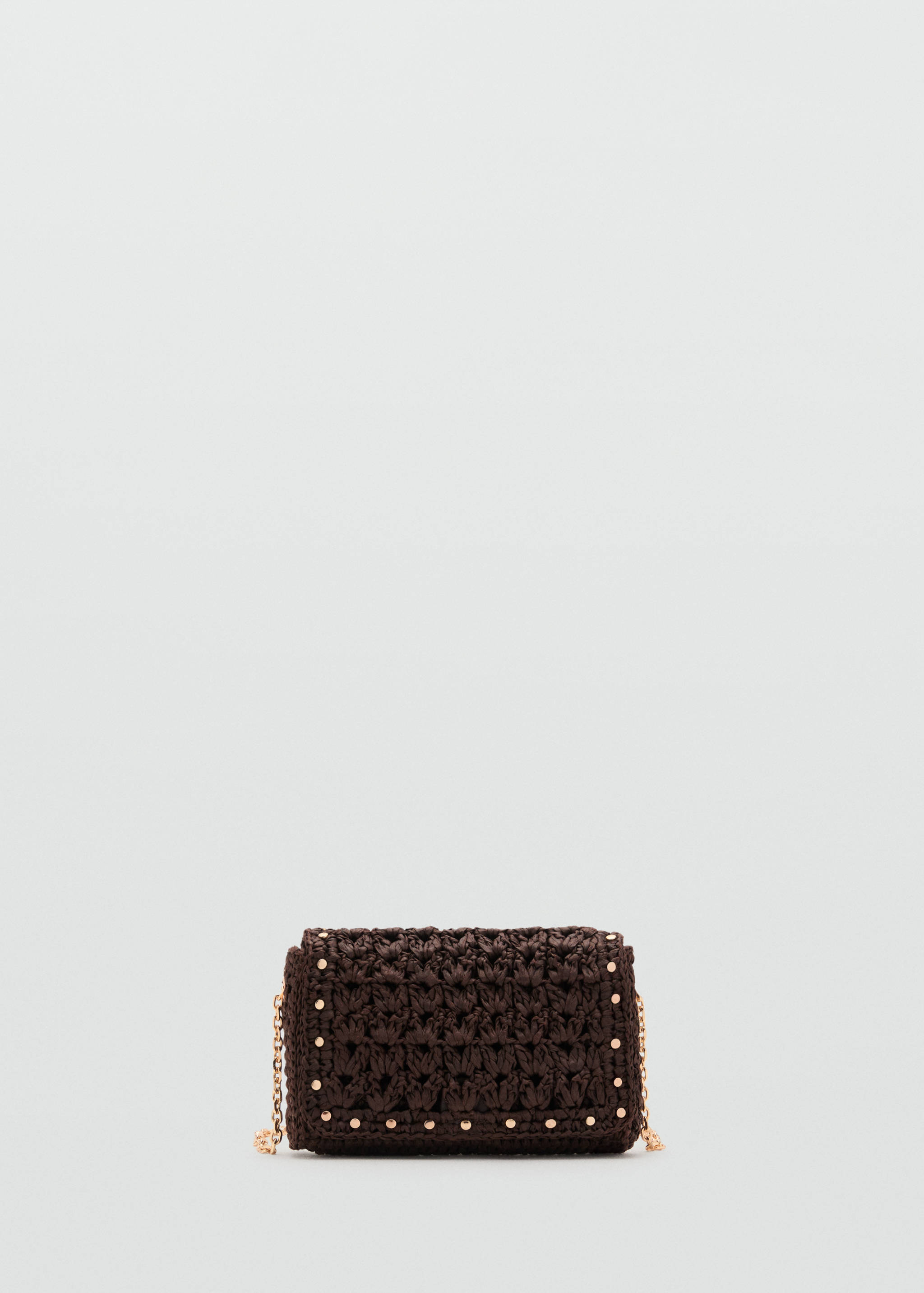 Mini natural fibre crossbody bag - Article without model