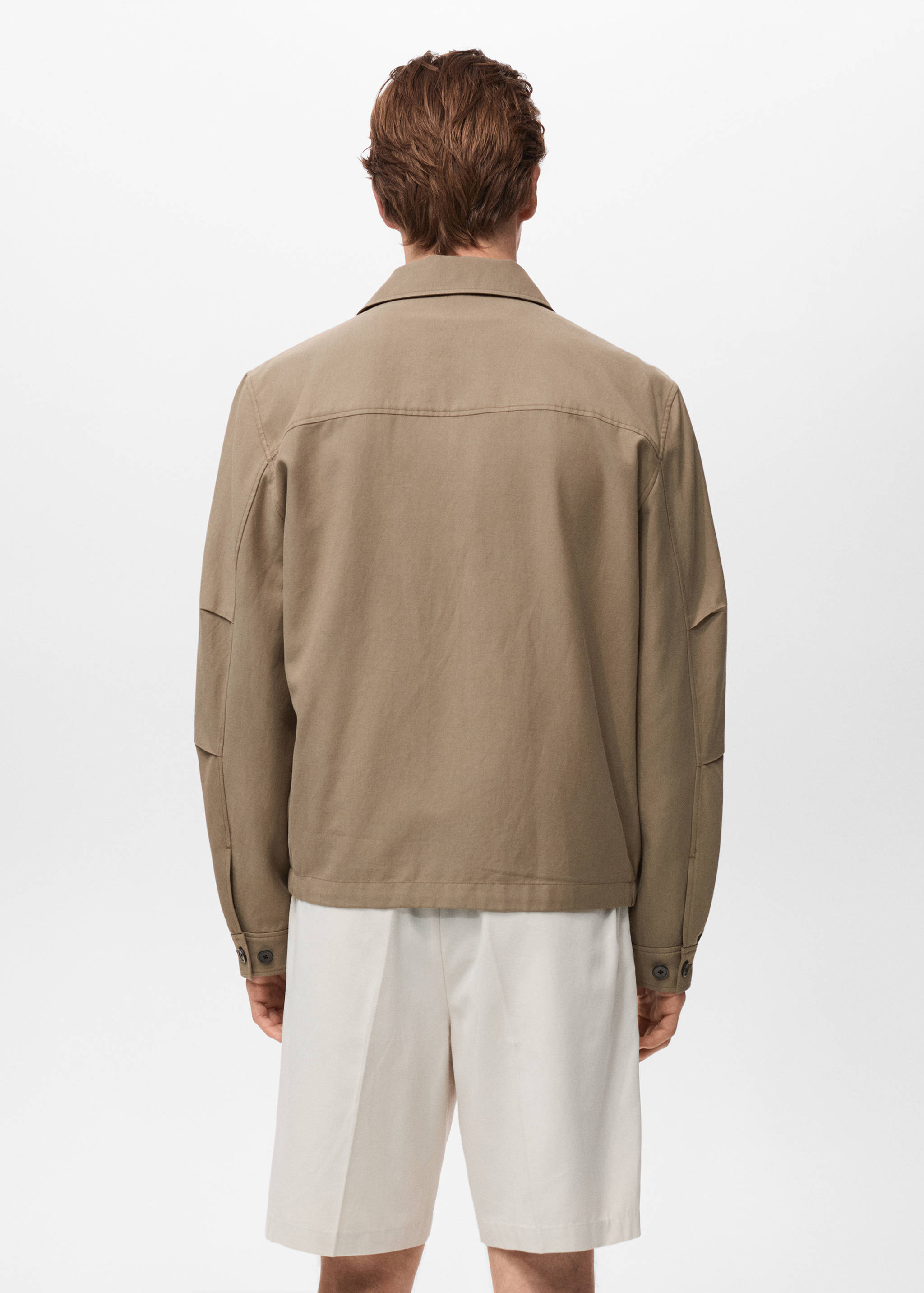Lyocell-Jacke mit Tasche - Rückseite des Artikels