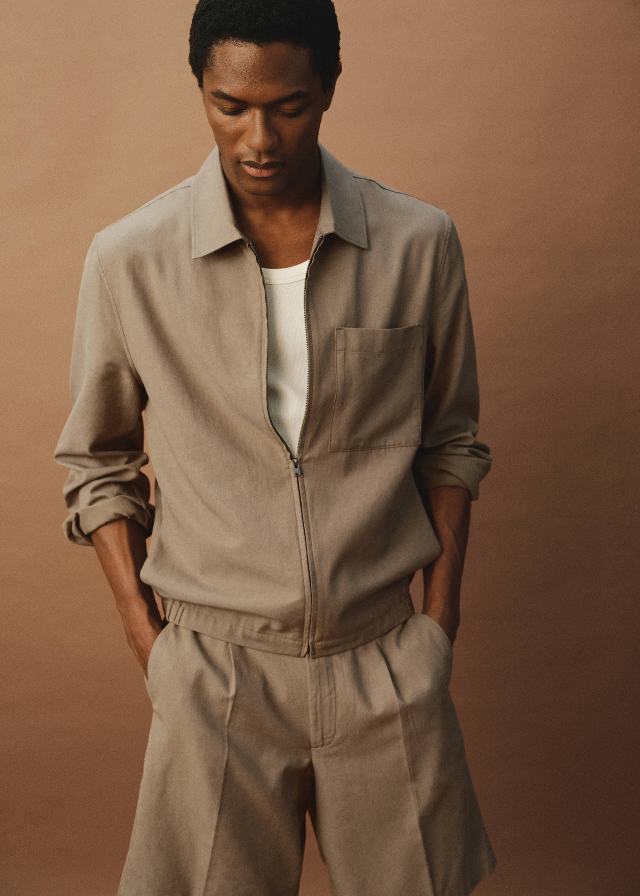 Lyocell-Jacke mit Tasche - Detail des Artikels 3