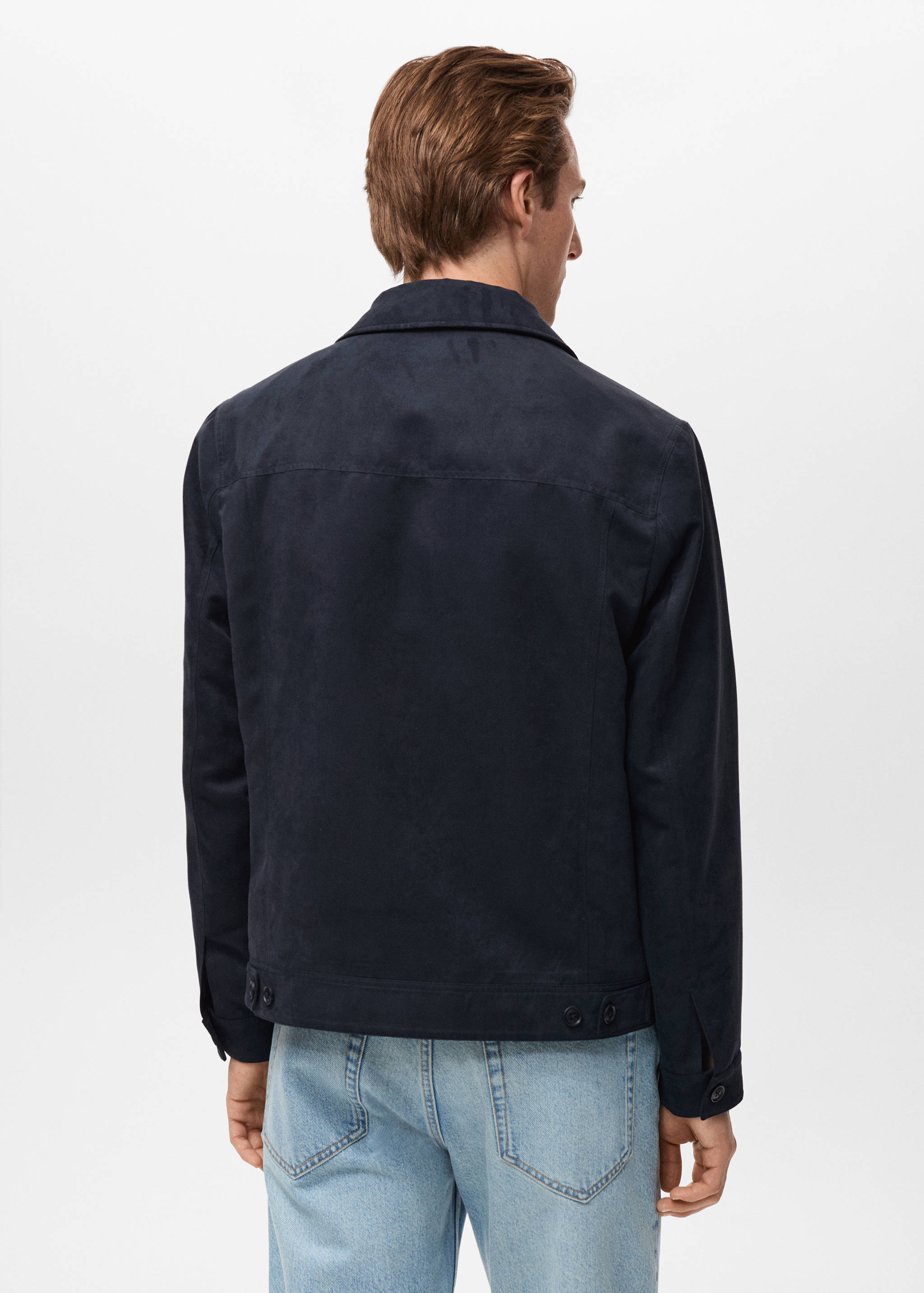 Overshirt mit Wildledereffekt - Rückseite des Artikels