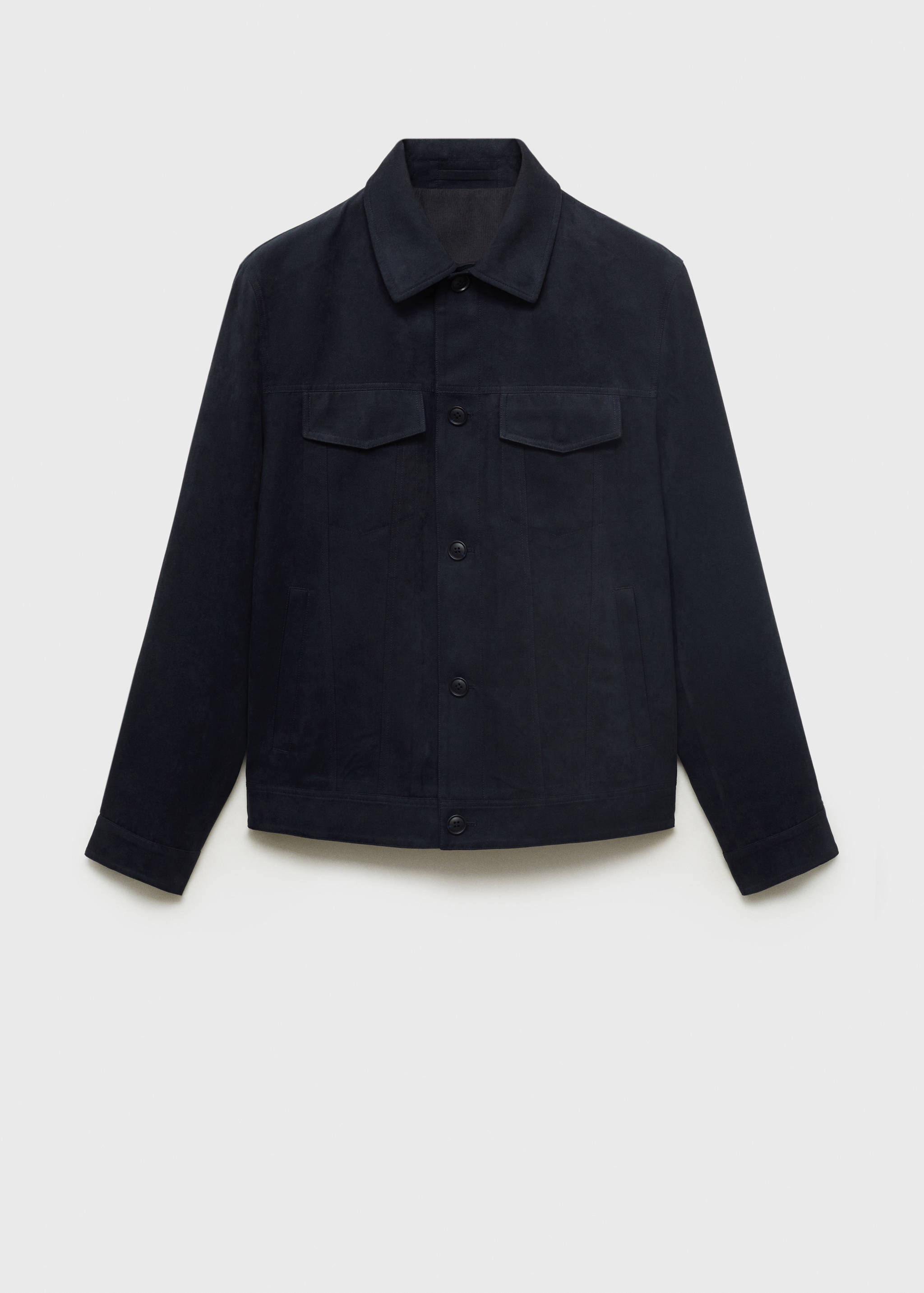 Overshirt mit Wildledereffekt - Artikel ohne Model