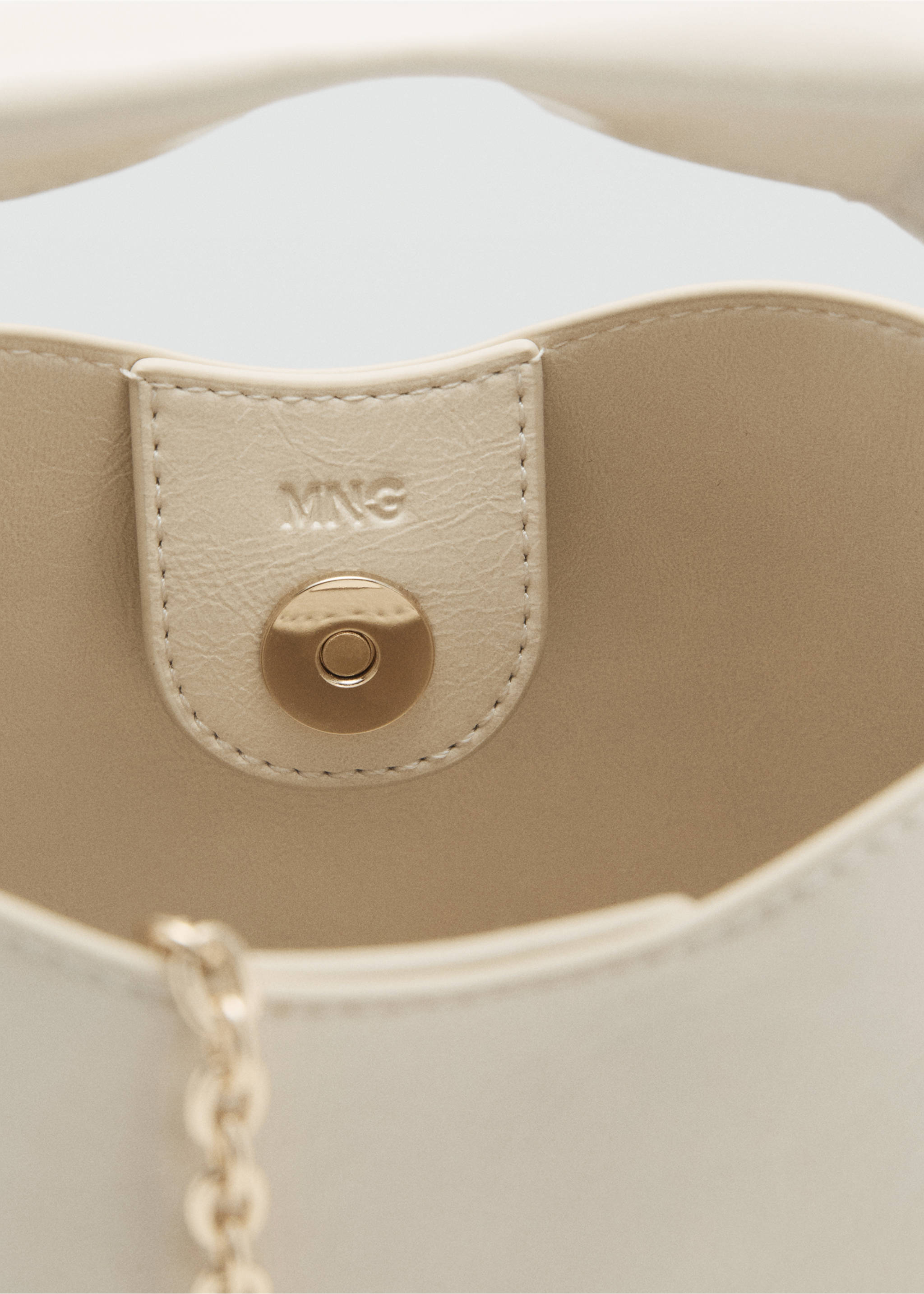 Mini handbag - Details of the article 1, Off White. Ref: 17031138-00.