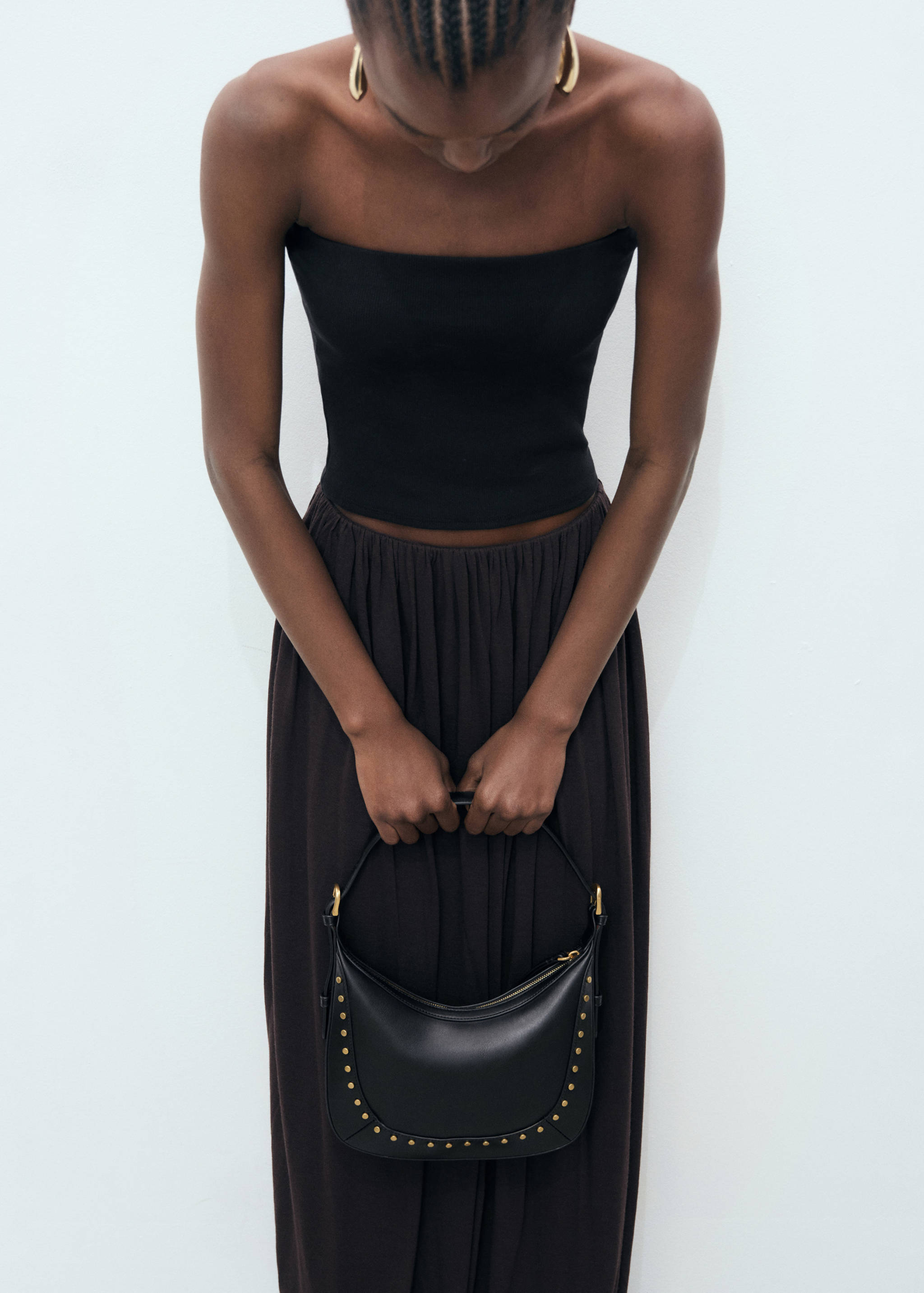 Small studded shoulder bag - Details of the article 9