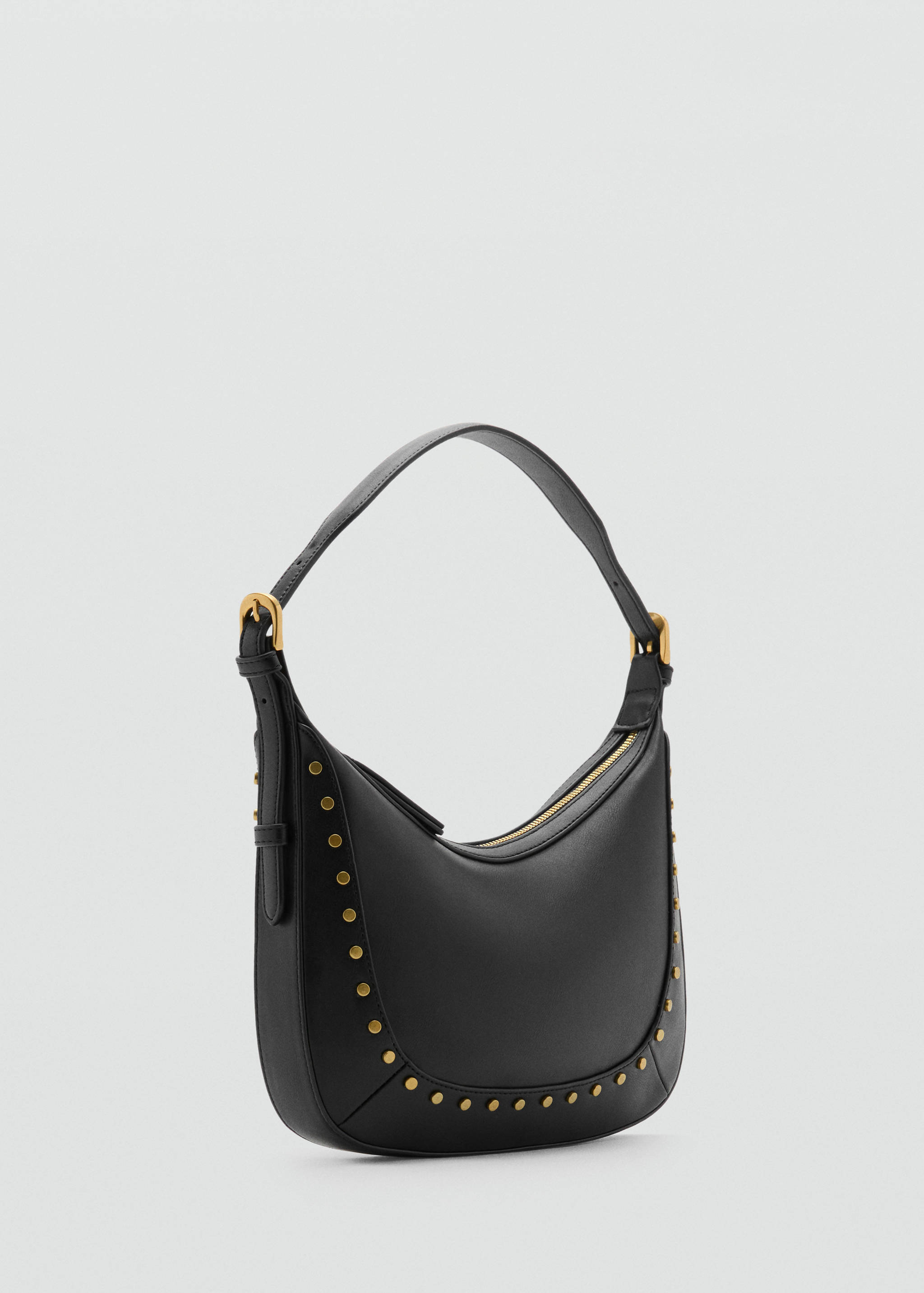 Small studded shoulder bag - Medium plane