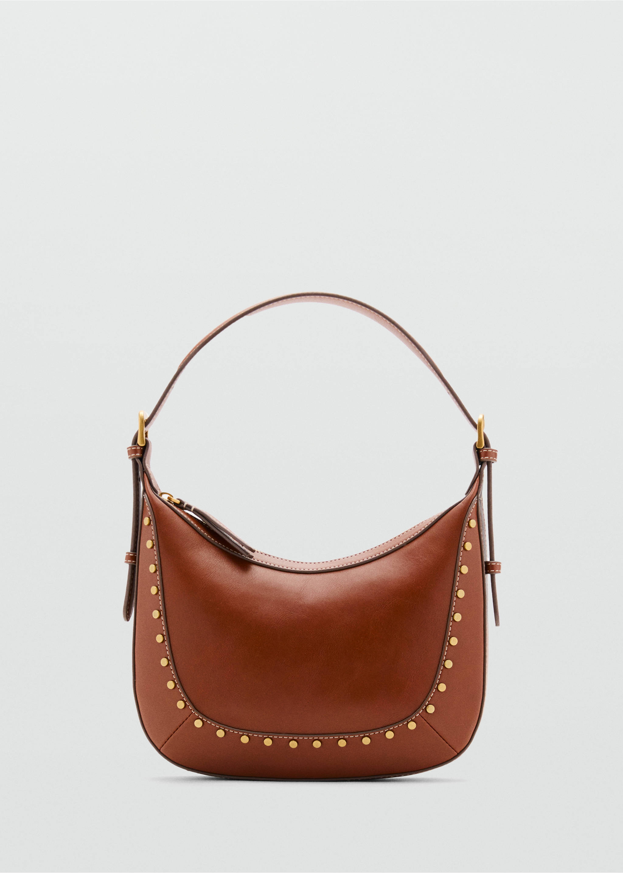 Small studded shoulder bag - Article without model, Leather. Ref: 17031139-00.