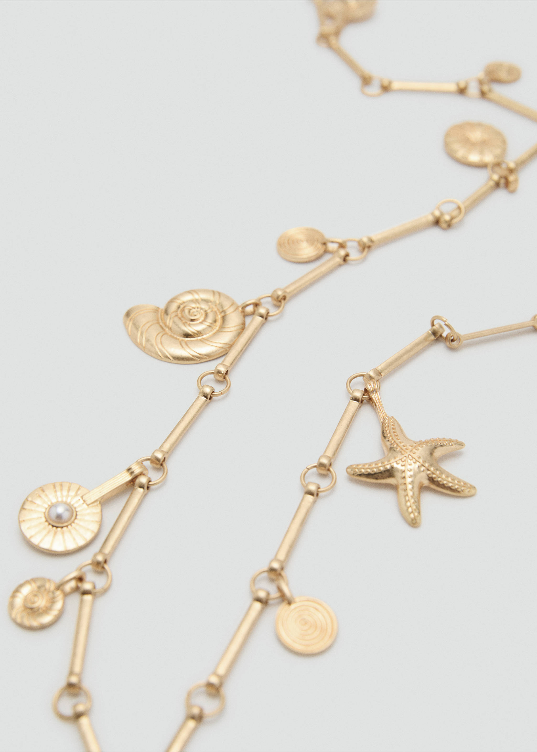 Ceinture métallique pièces pendentifs - Détail de l'article 1, Or. Ref: 17031144-00.