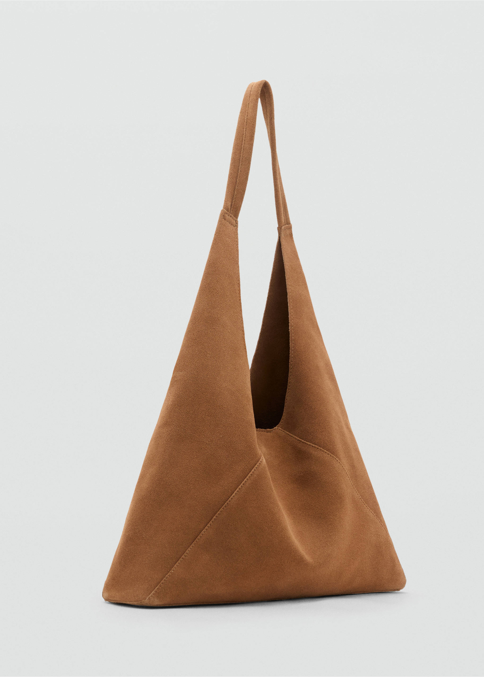 Suede shoulder bag - Medium plane, Leather. Ref: 17031145-00.