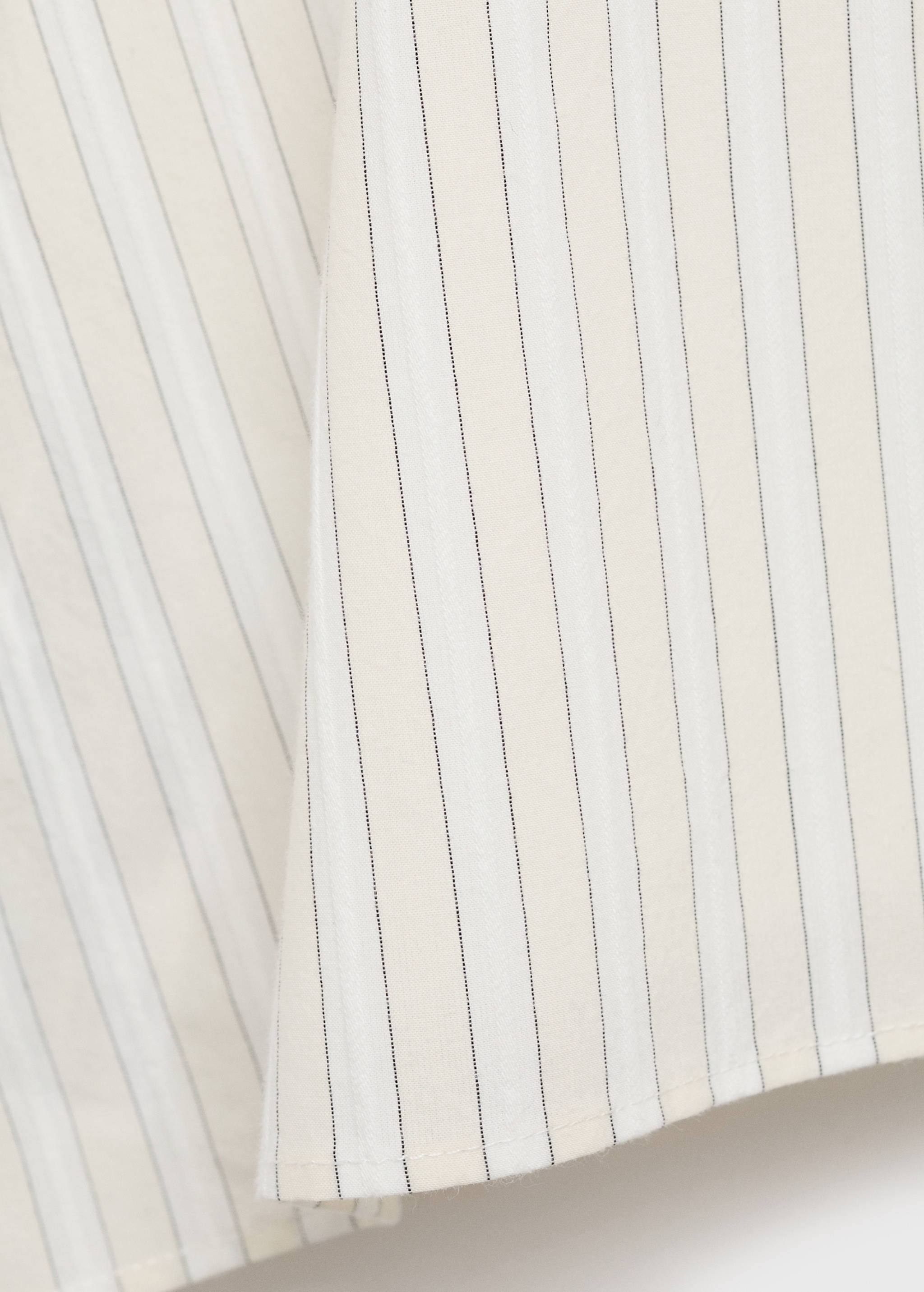 Striped strapless top - Details of the article 0
