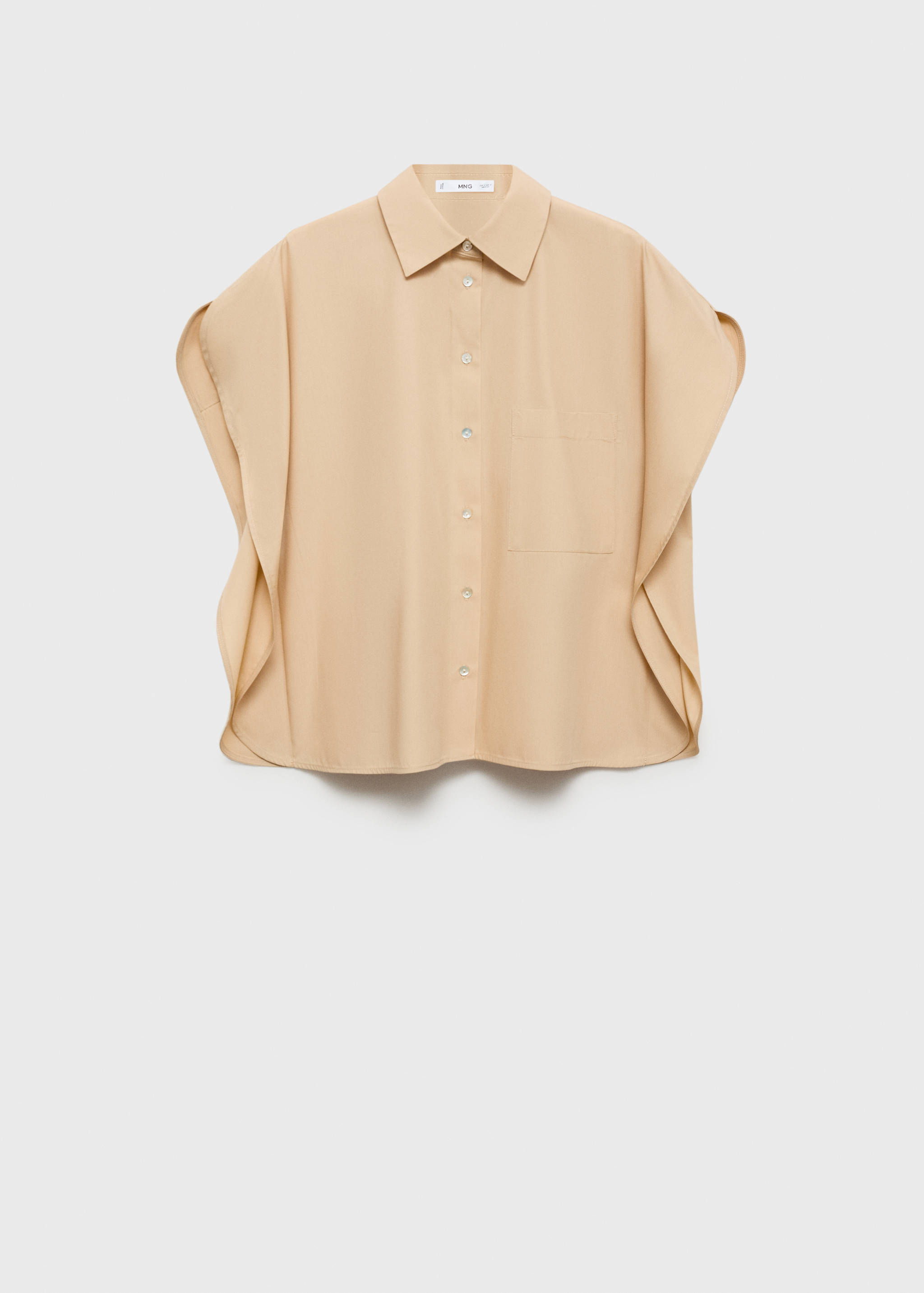Oversized short-sleeved shirt - Article without model