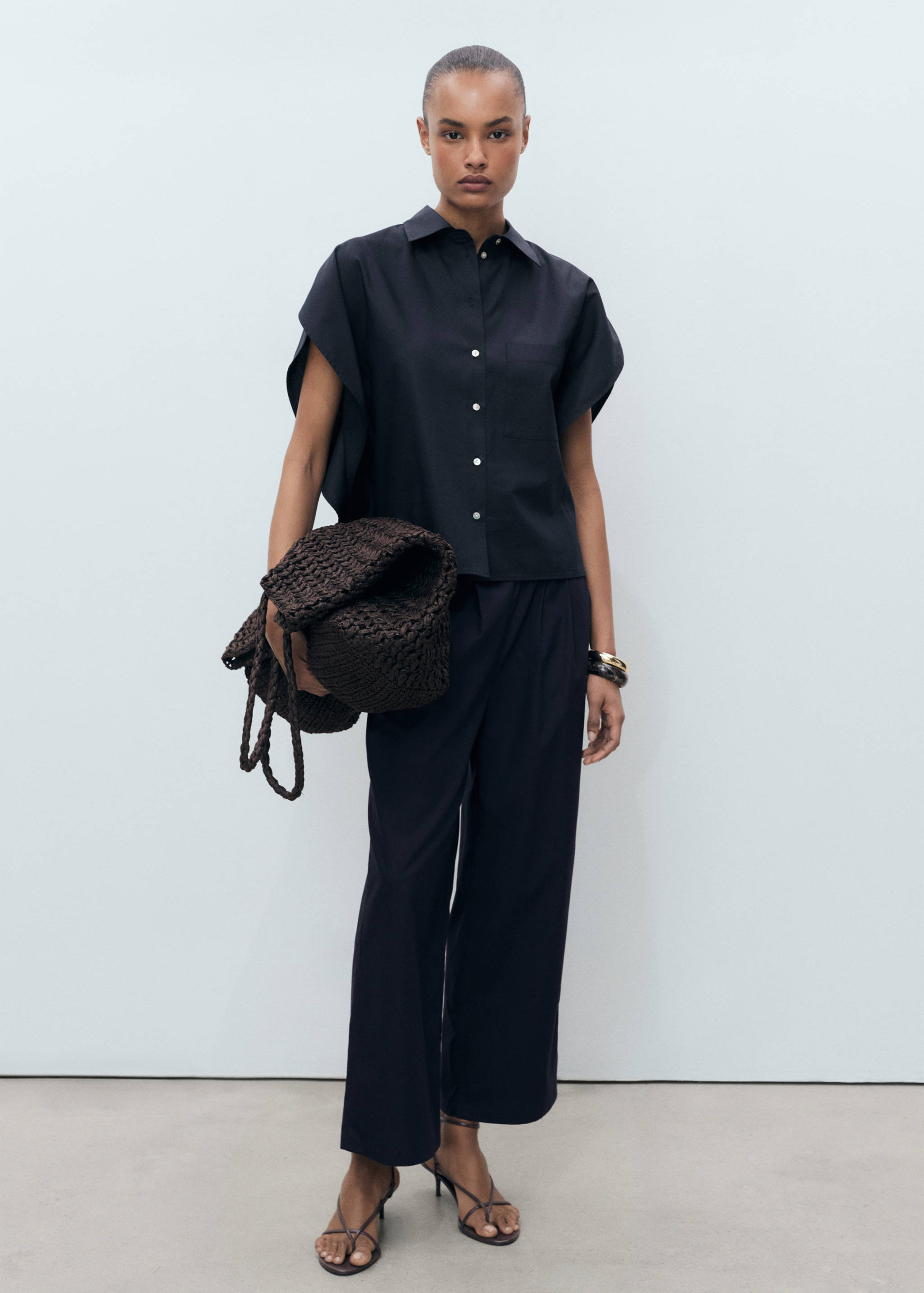 Oversized short-sleeved shirt - General plane