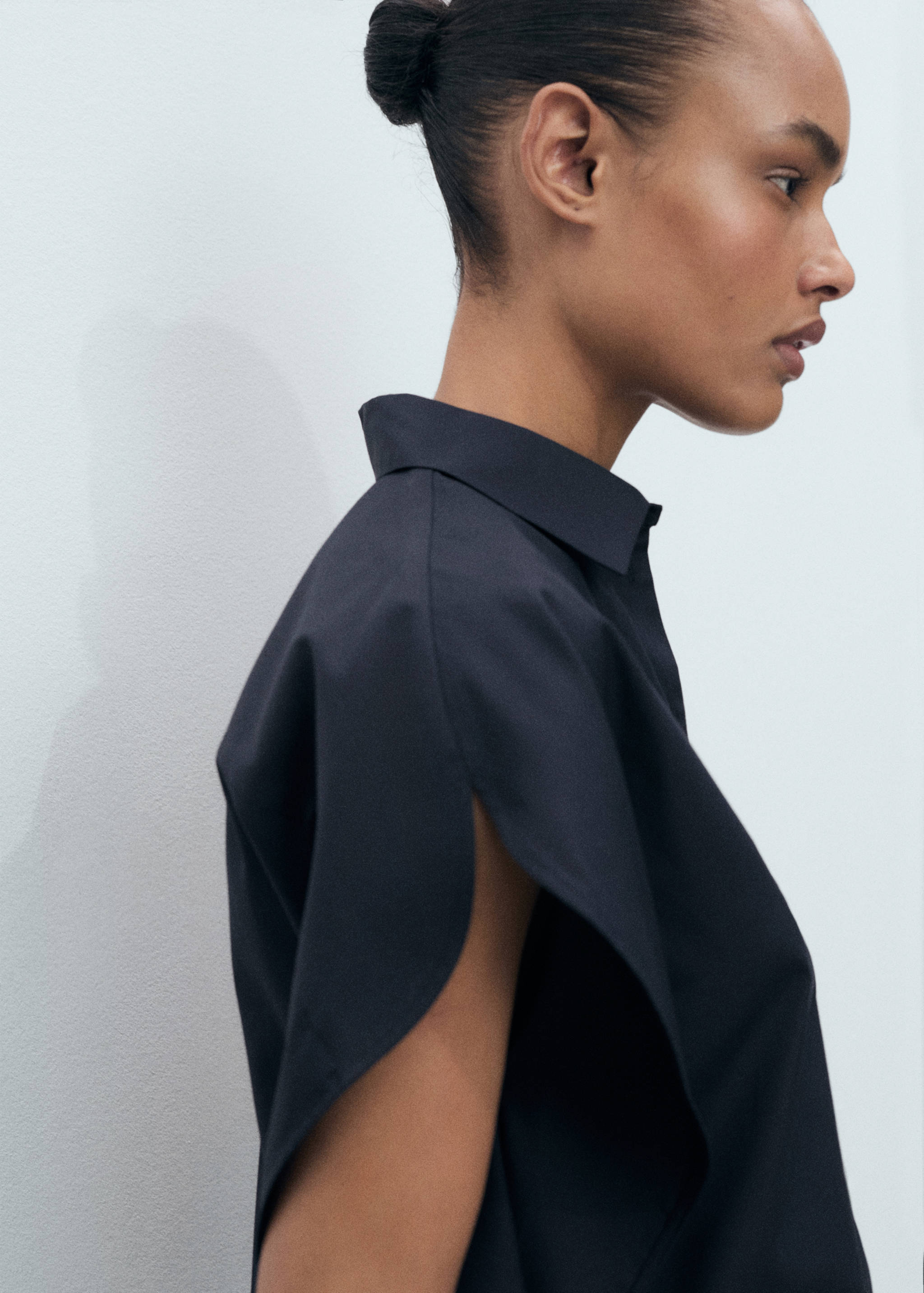 Oversized short-sleeved shirt - Medium plane