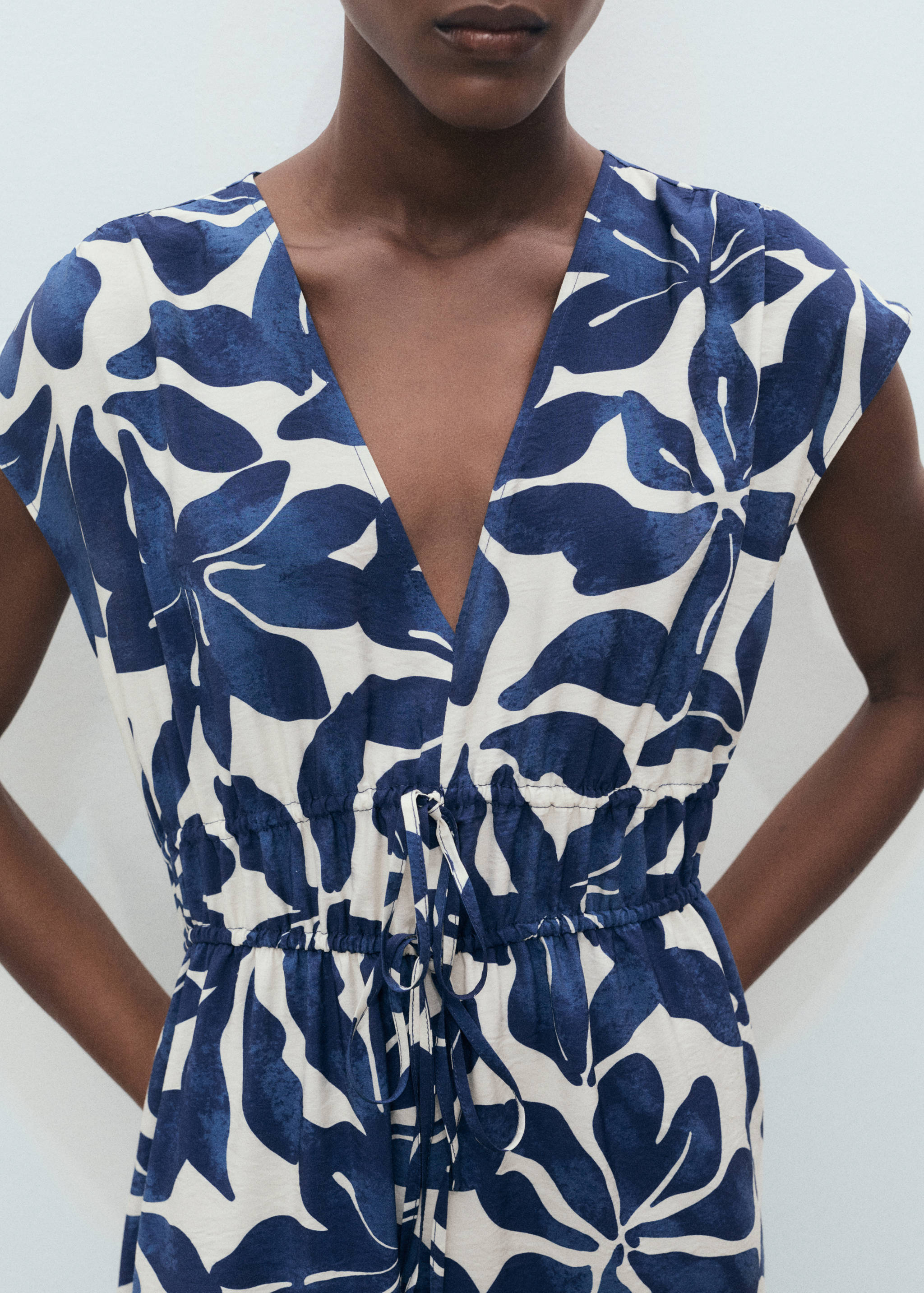 Long printed dress - Details of the article 6