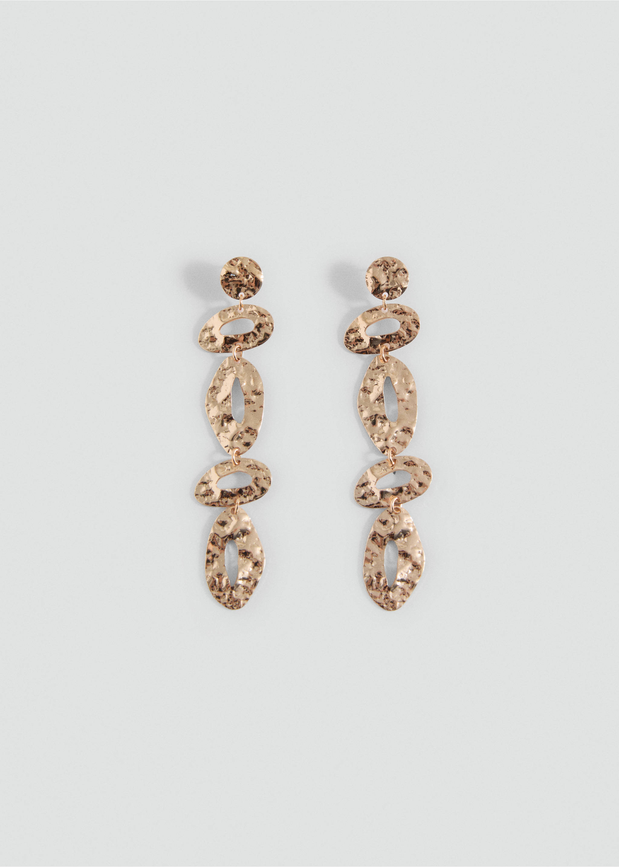 Pendientes colgantes geométricos - Artículo sin modelo, Oro. Ref: 17031168-00.
