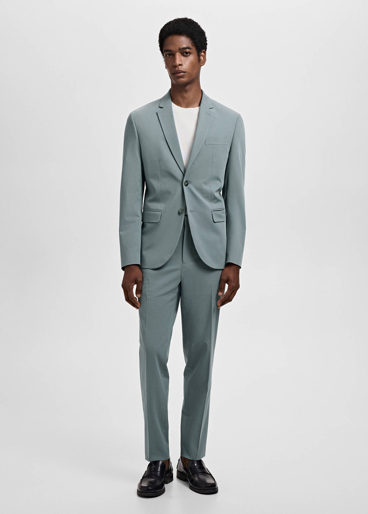 Super slim-fit suit jacket in stretch fabric