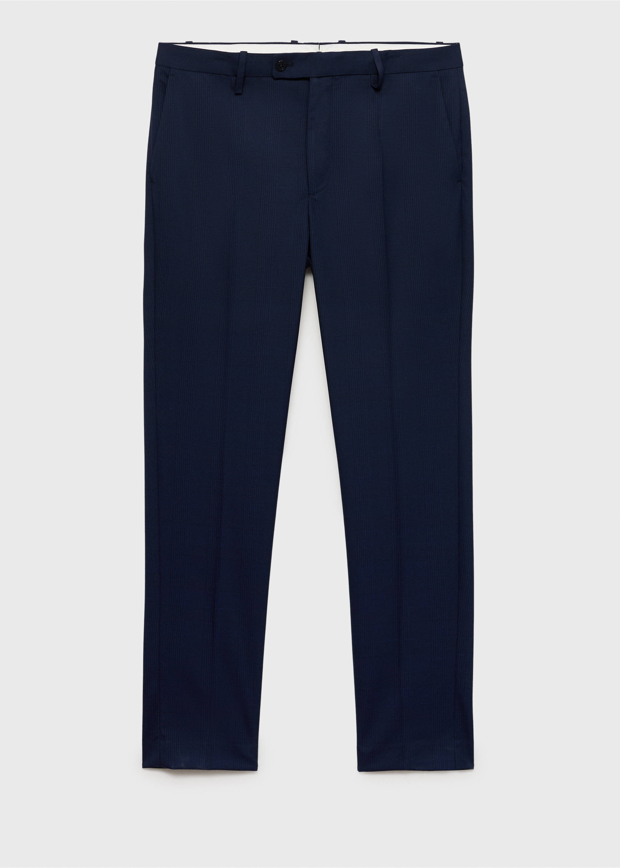 Milan slim-fit suit trousers - Article without model, Dark Navy. Ref: 17031179-00.