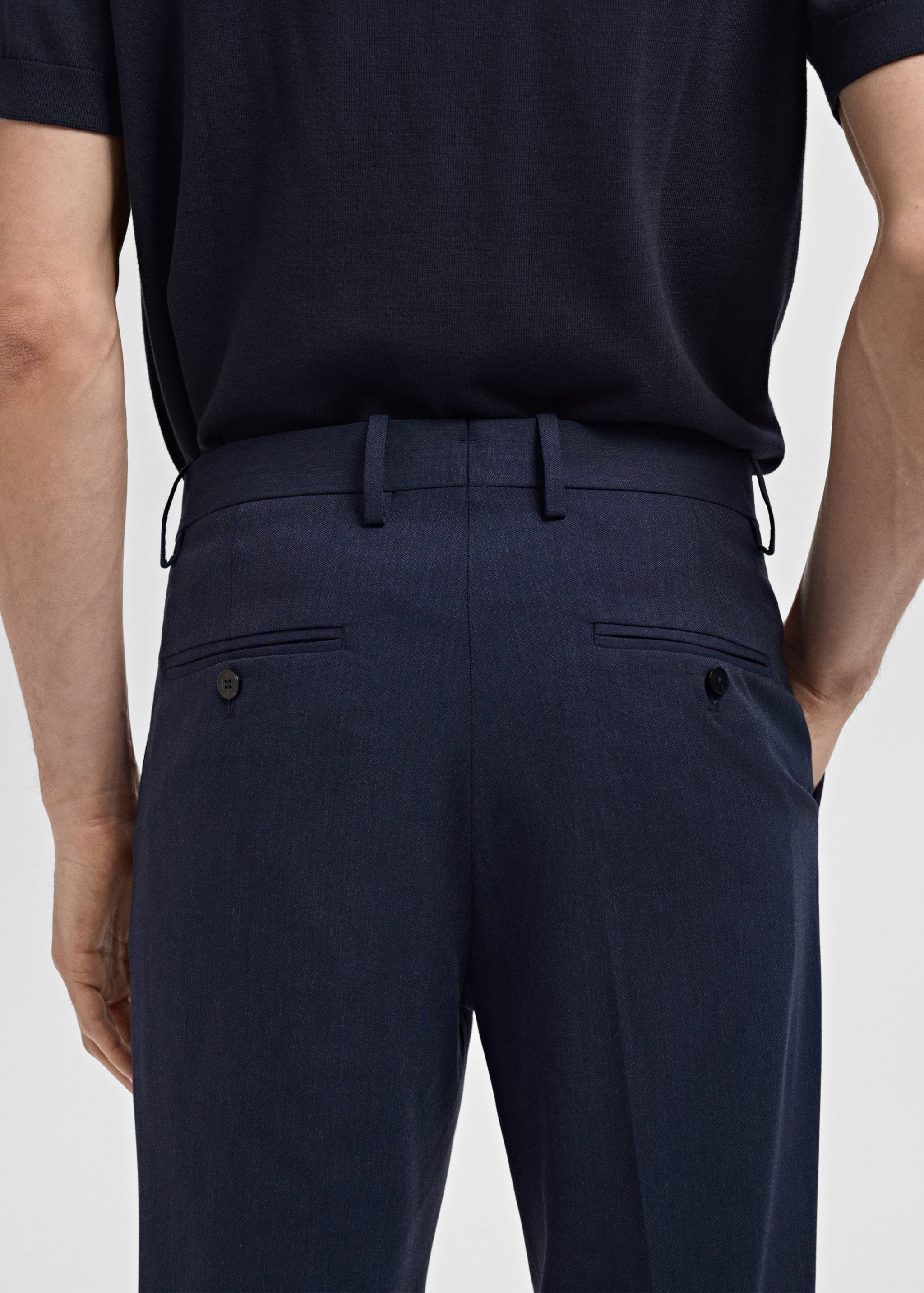 Slim-Fit-Anzughose Mónaco - Detail des Artikels 3