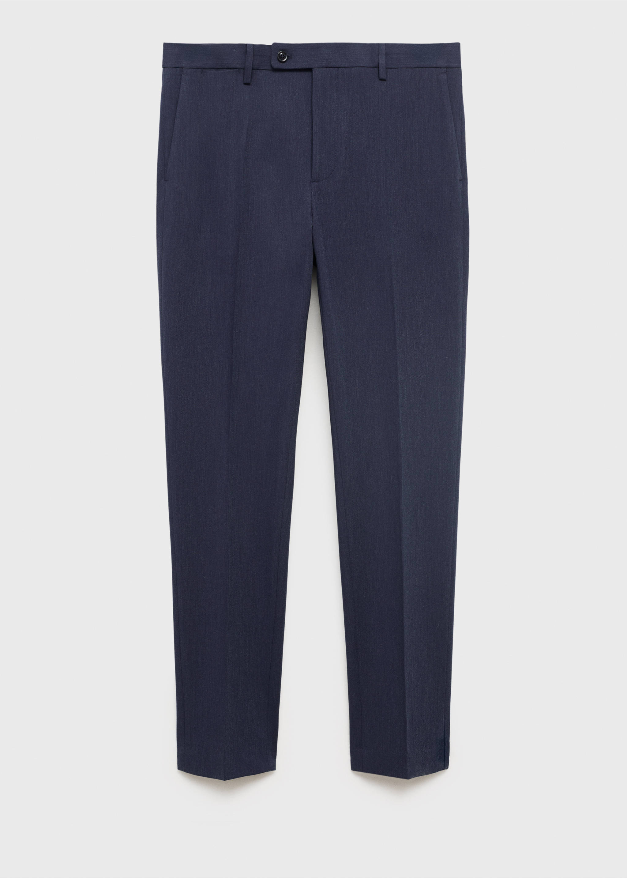 Monaco slim-fit suit trousers - Article without model, Indigo Blue. Ref: 17031182-00.