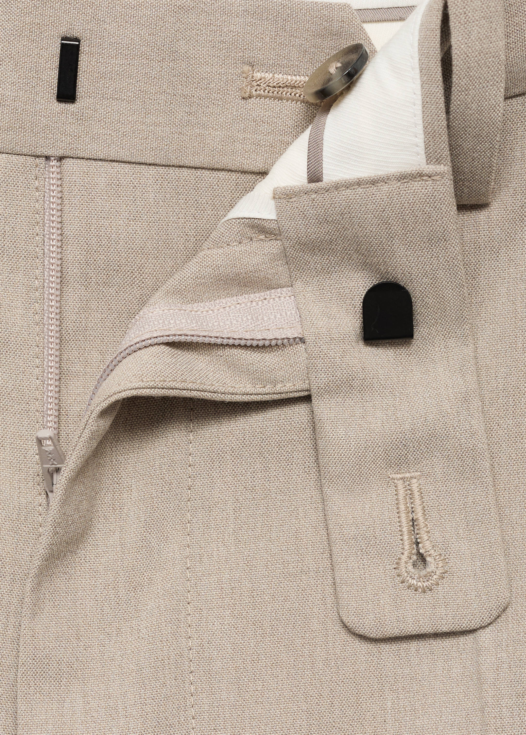 Monaco slim-fit suit trousers - Details of the article 8