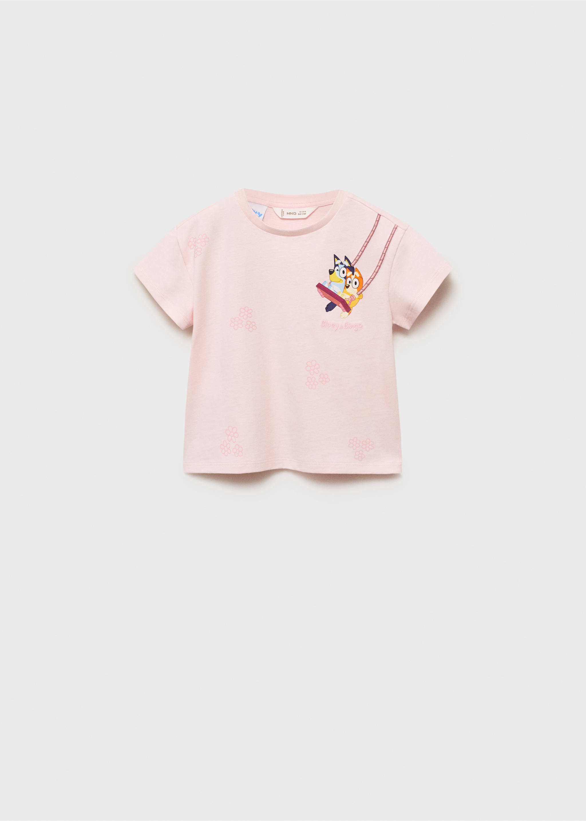Bluey printed t-shirt - Article without model, Pink. Ref: 17031192-00.