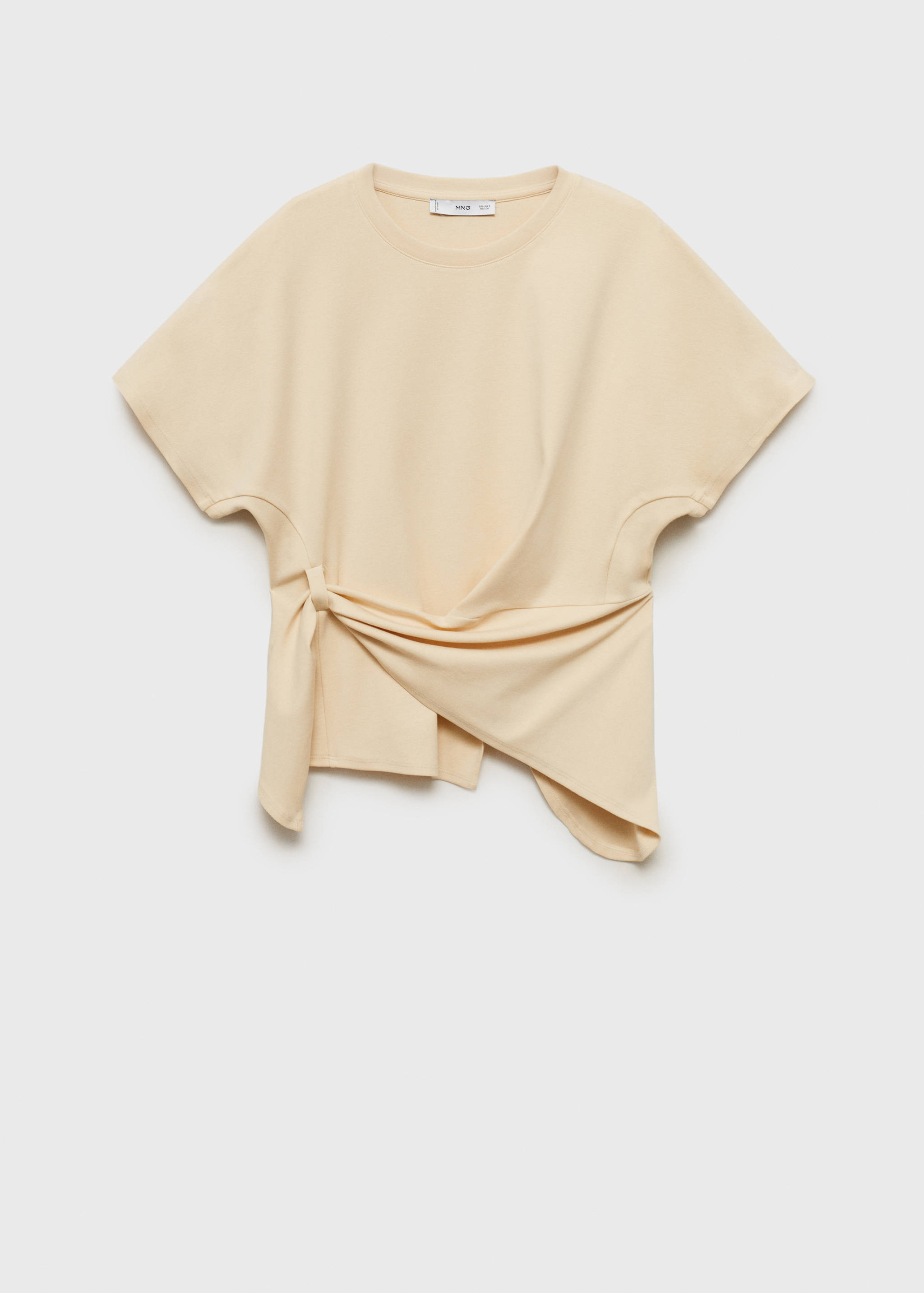 Knot cotton t-shirt - Article without model