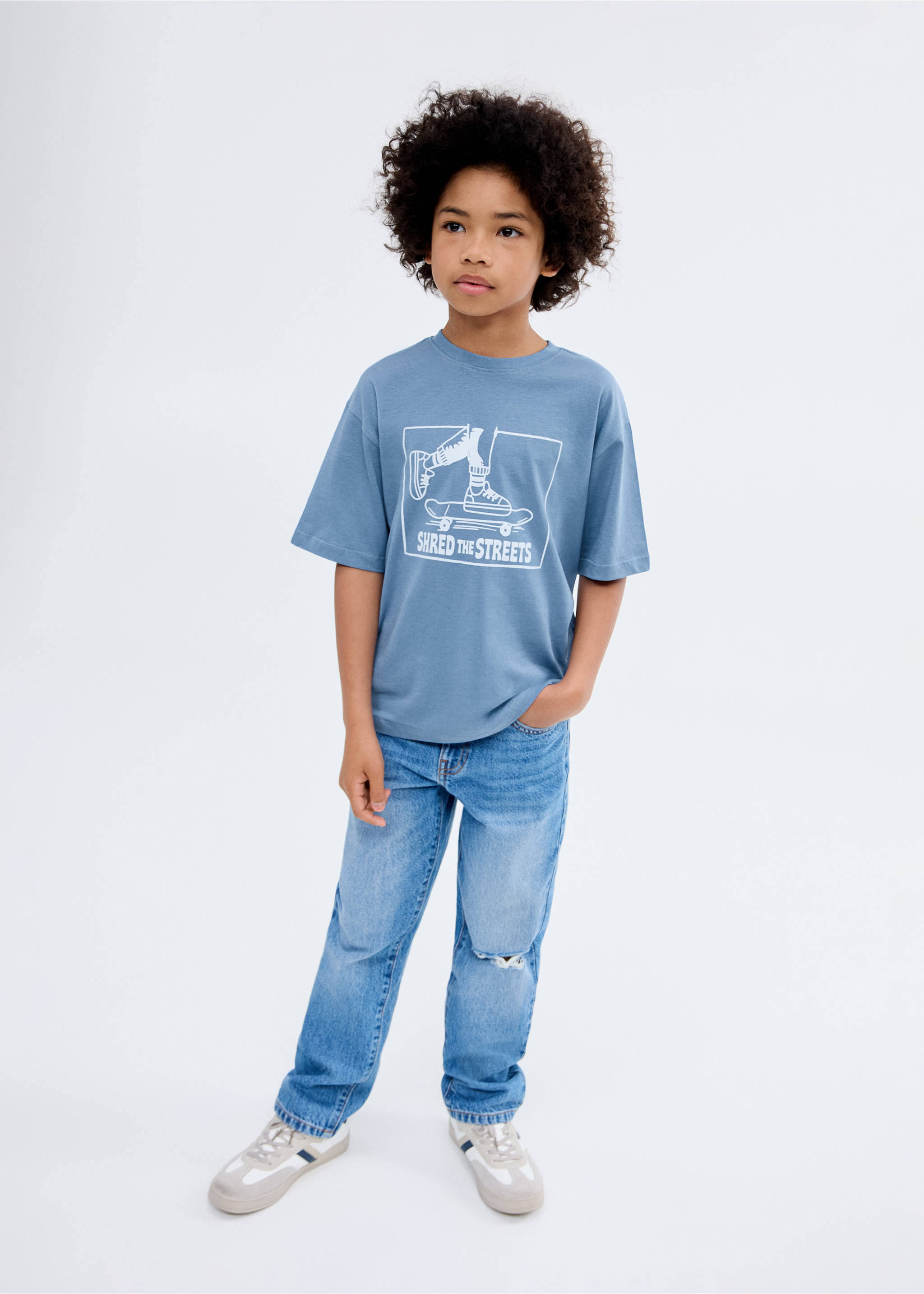 Short-sleeved printed t-shirt - General plane, Blue. Ref: 17031203-00.