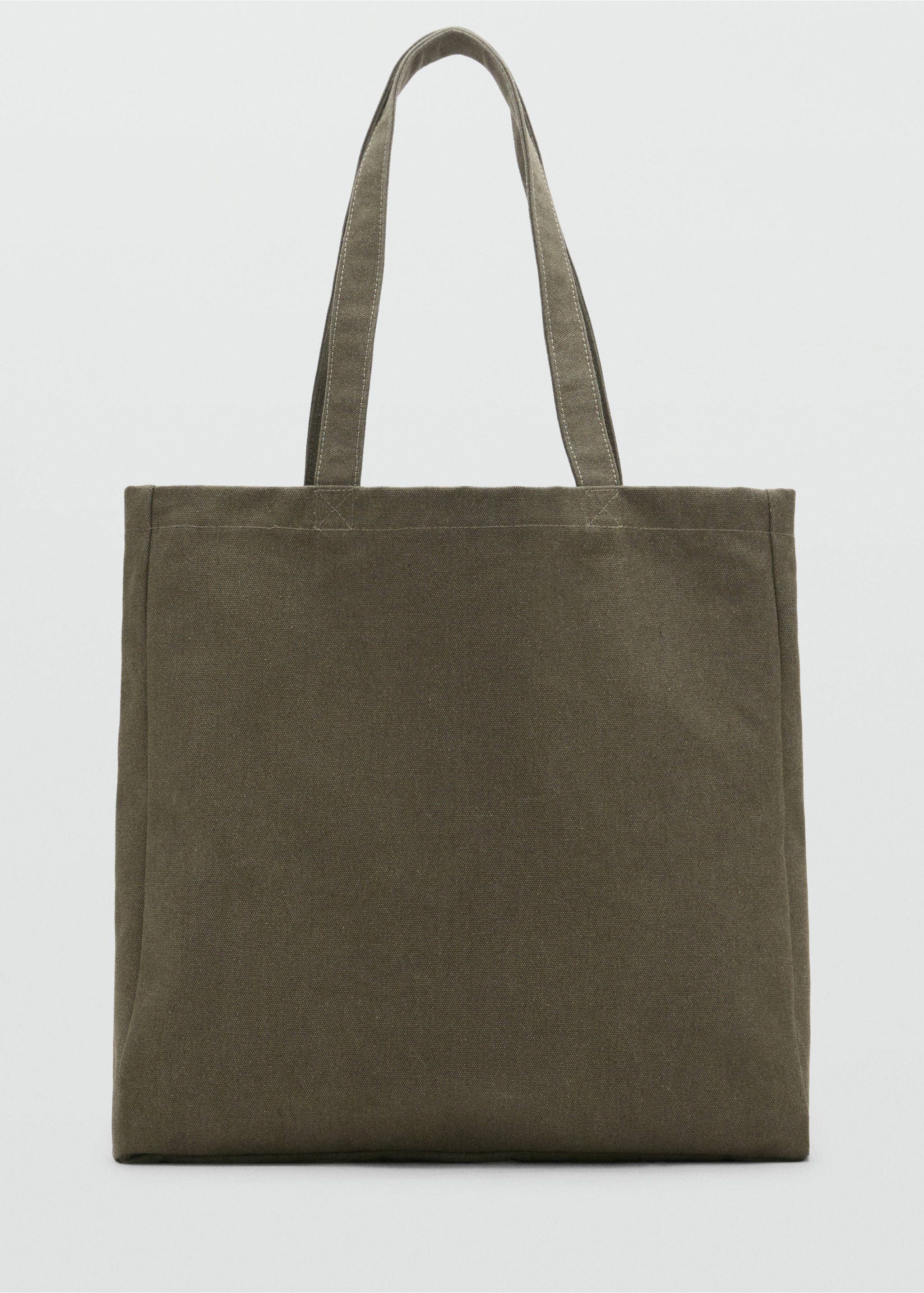 Cotton tote bag - Article without model, Khaki. Ref: 17031204-00.
