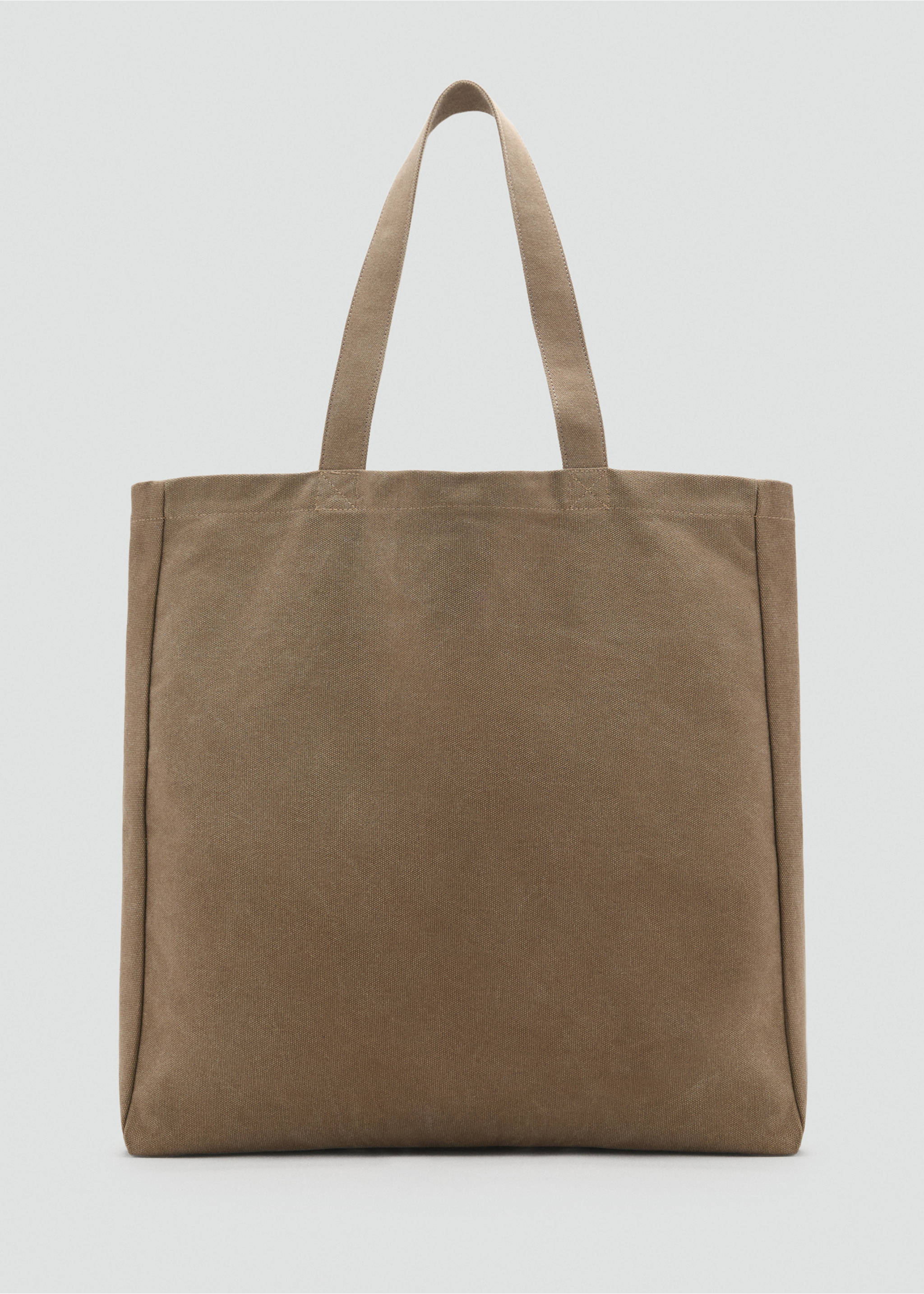 Baumwoll-Tote-Bag - Artikel ohne Model, Hellbraun/Pastellbraun. Ref: 17031204-00.