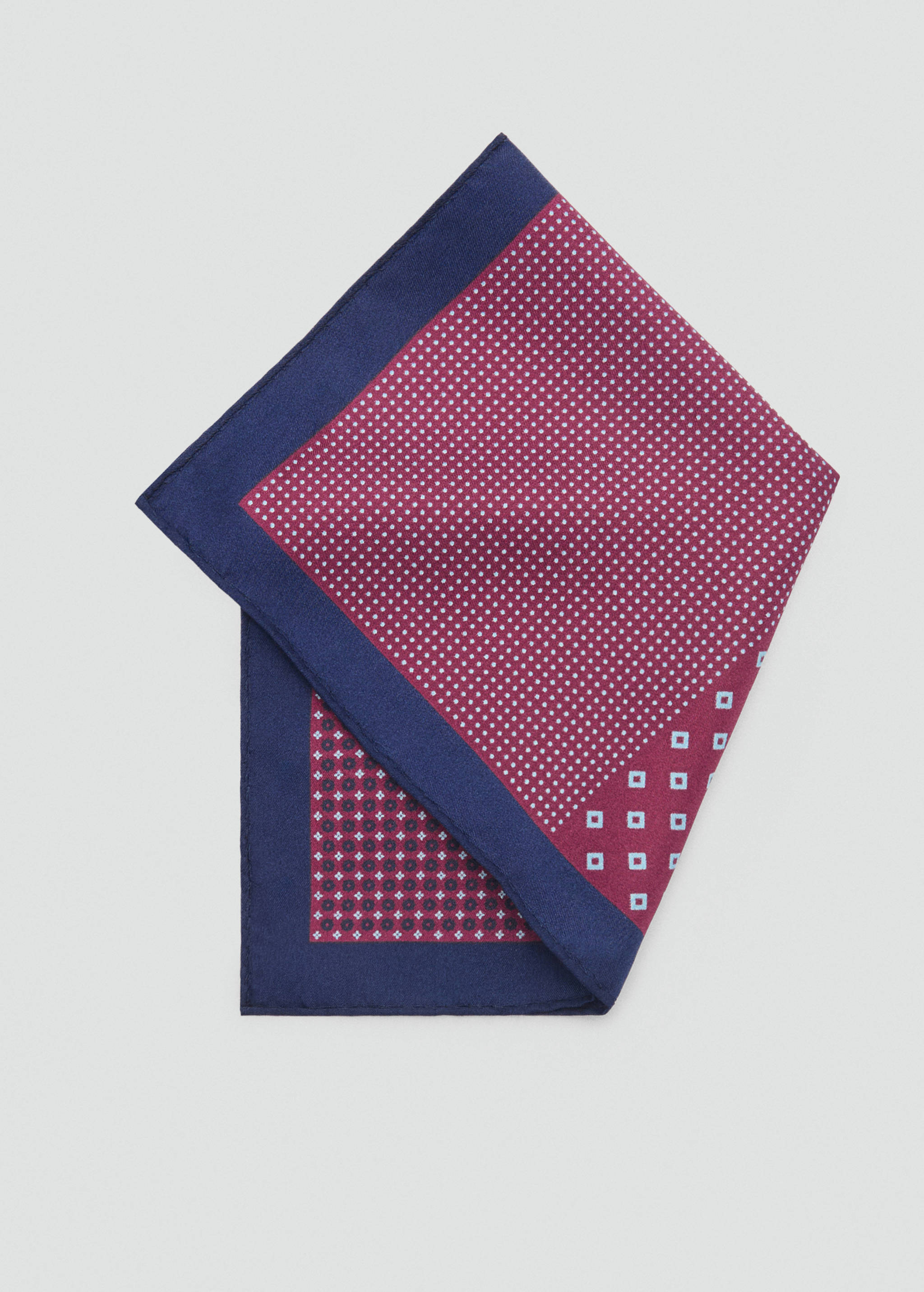 100% silk pocket square - Details of the article 1