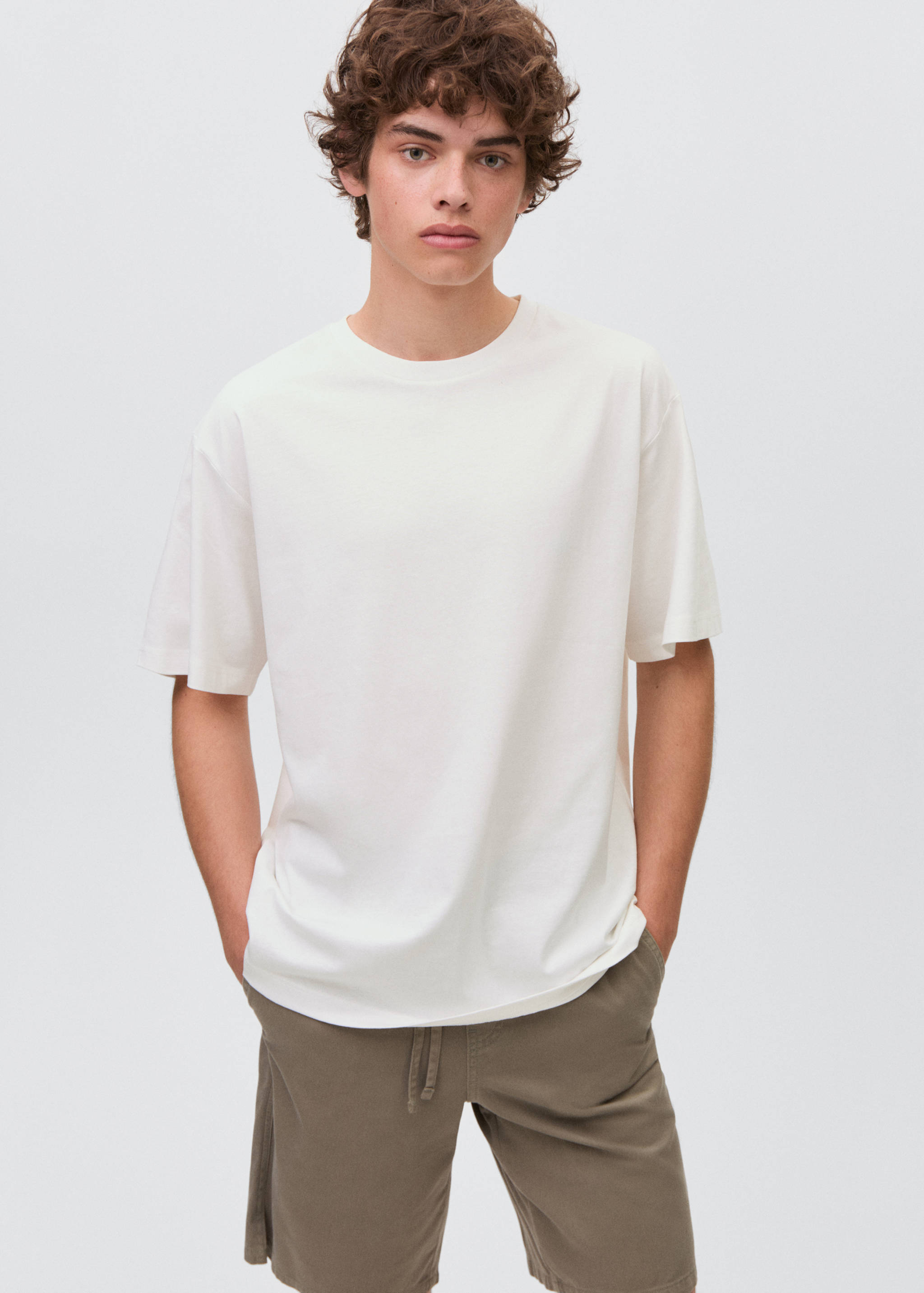 Camiseta algodón básica - Plano medio