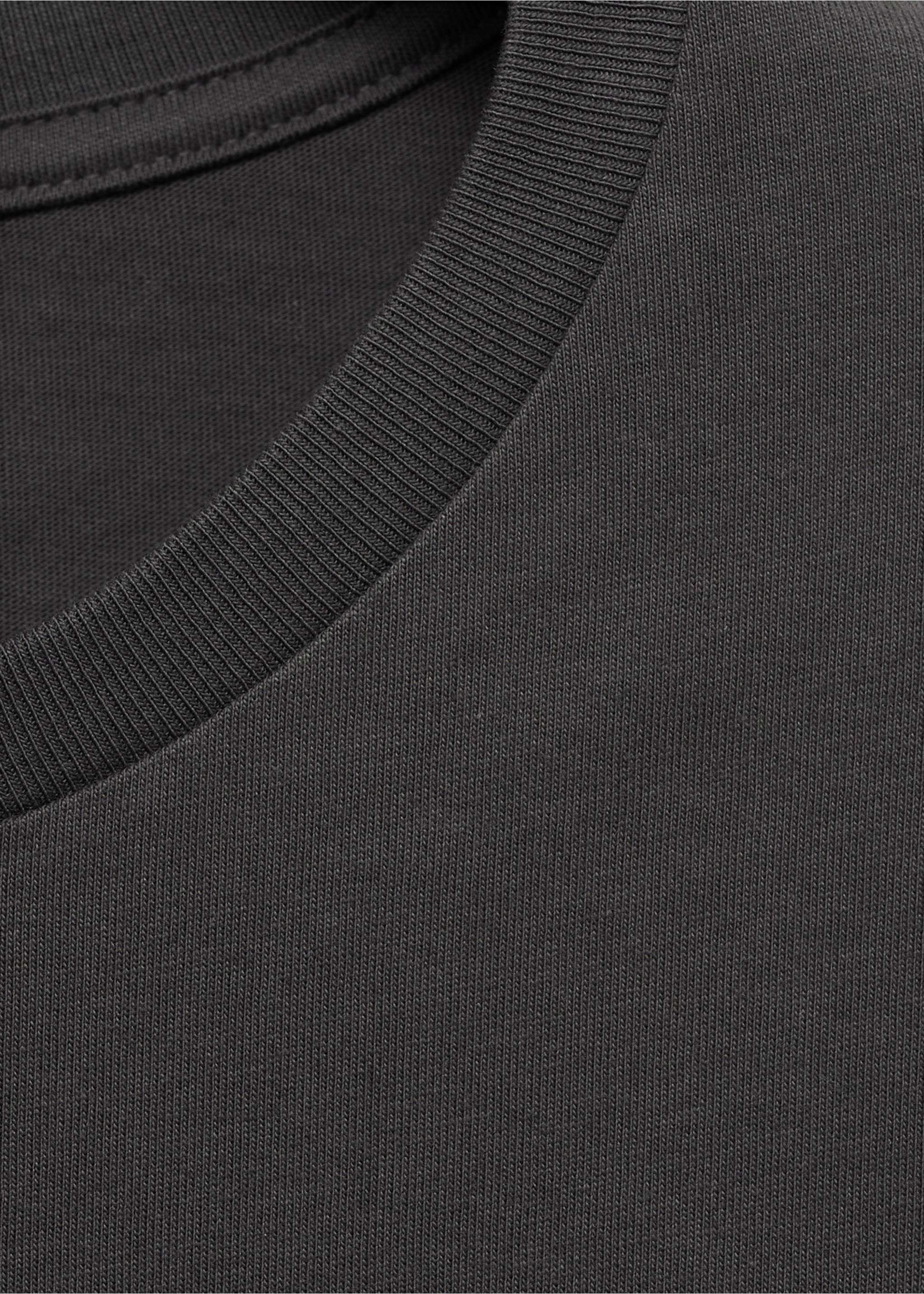 Camiseta básica algodón - Detalle del artículo 8, Gris antracita. Ref: 17031213-00.