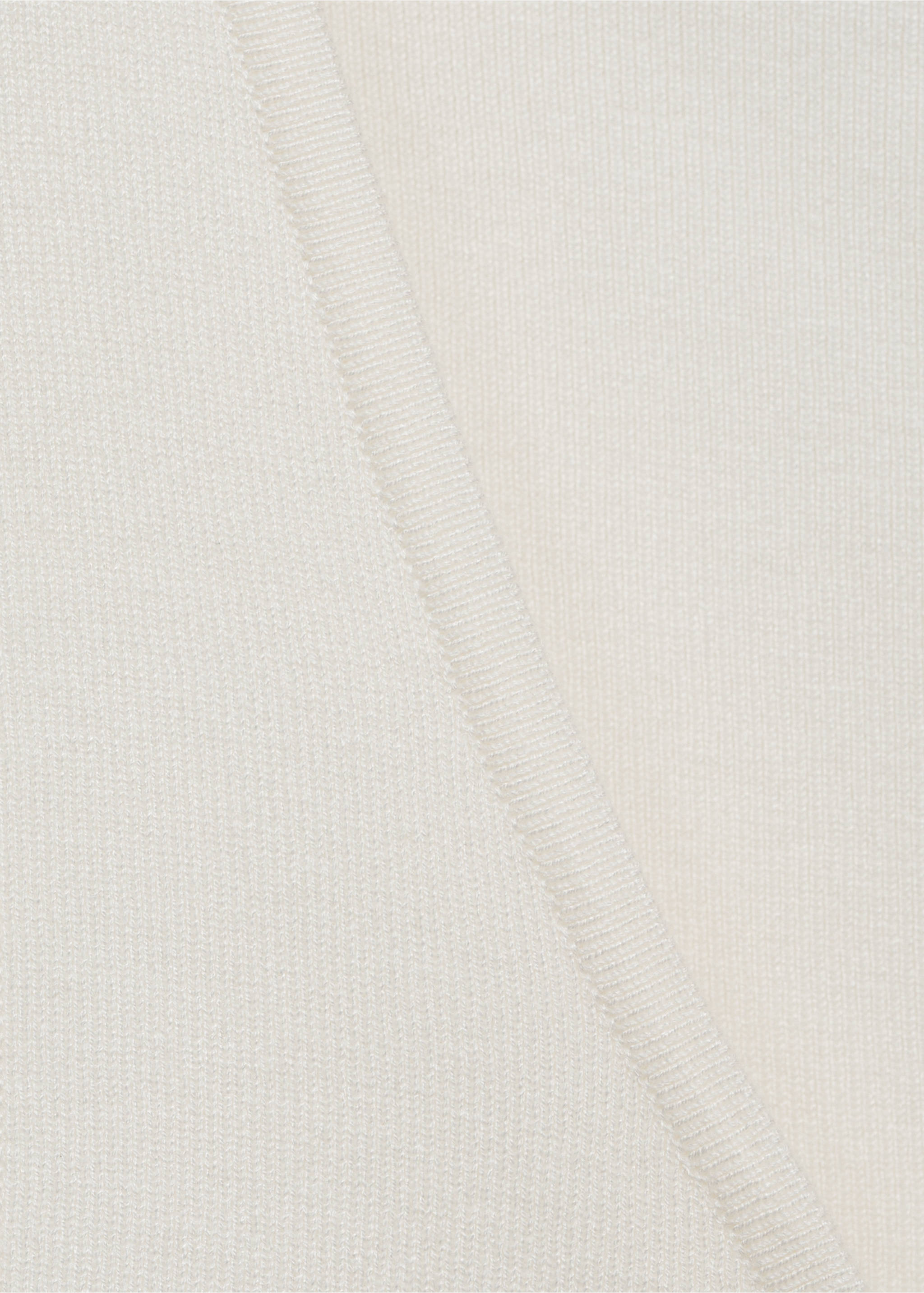 Bow knit top - Details of the article 0, Ecru. Ref: 17031218-00.