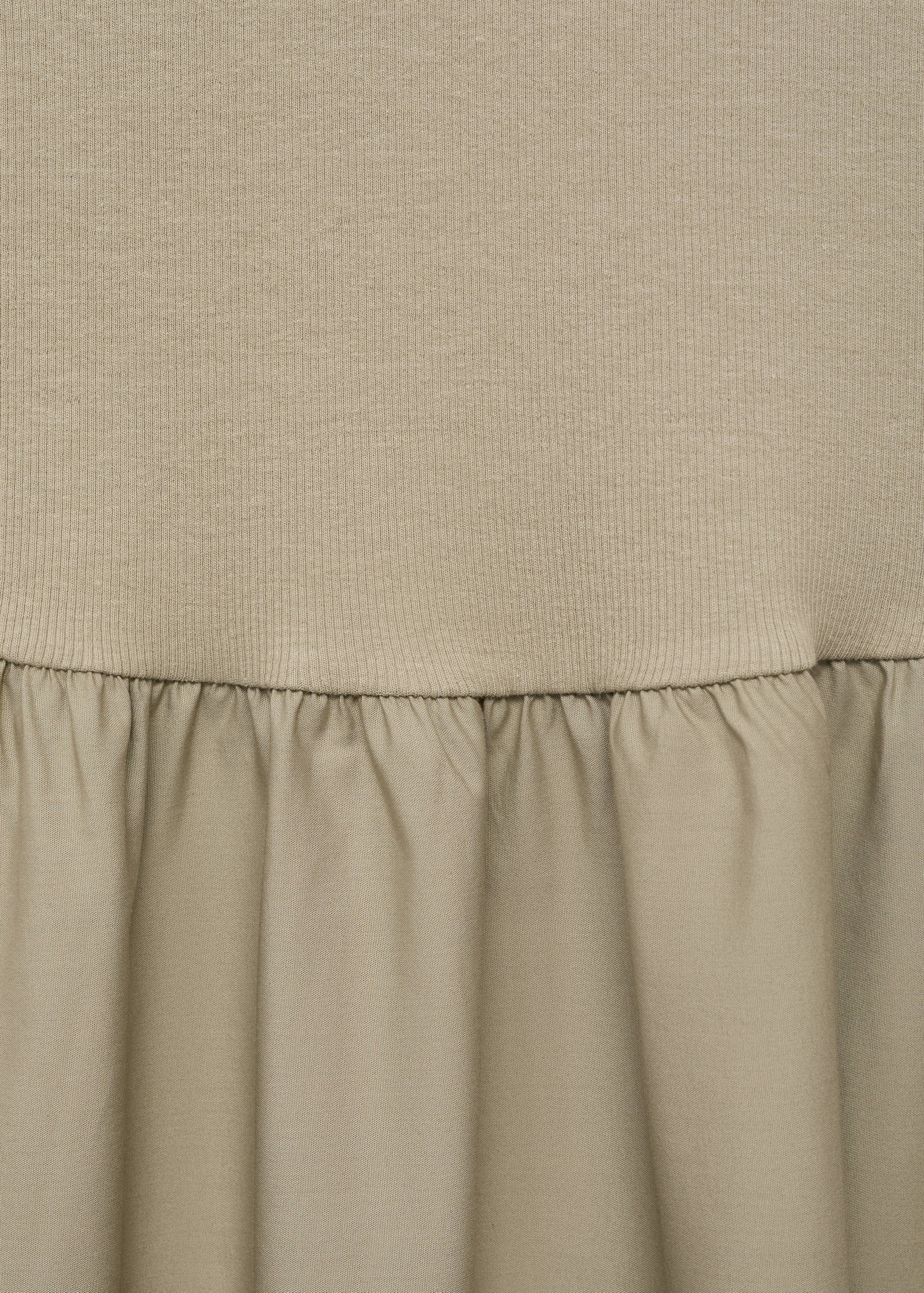 Robe évasée tissu combiné - Détail de l'article 0