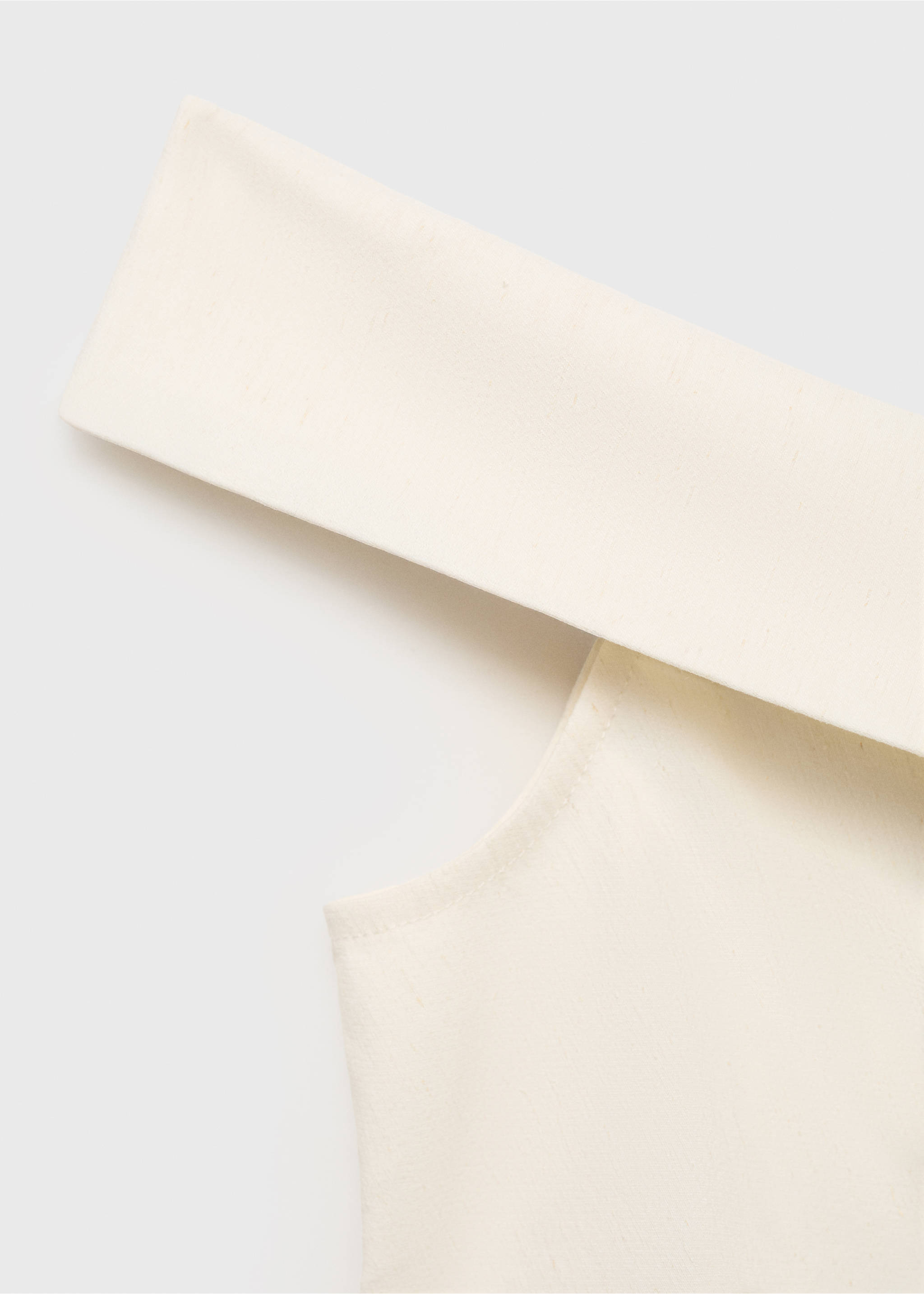 Asymmetrisches One-Shoulder-Top - Detail des Artikels 0, Ecru. Ref: 17031221-00.