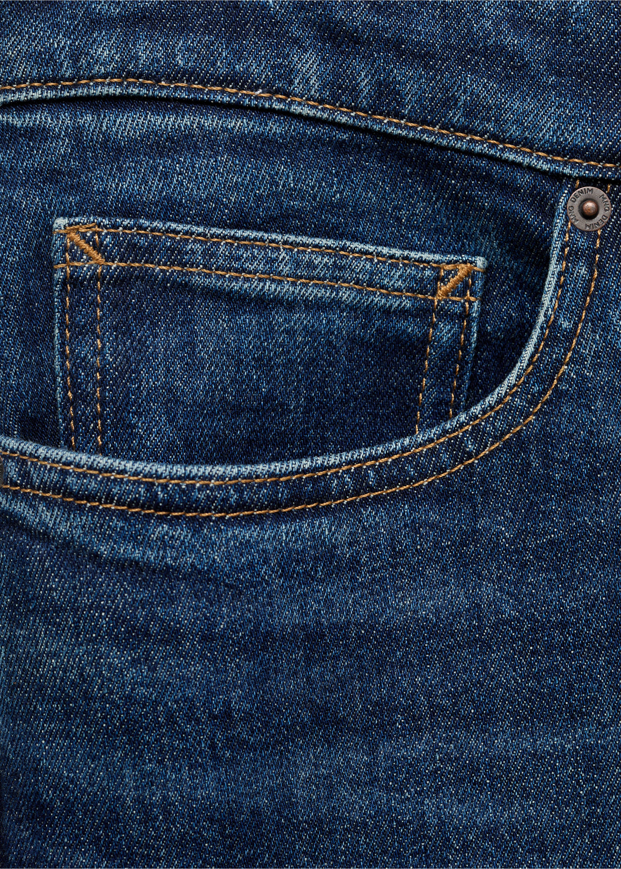 Ben Jeans im Cropped Tapered Fit - Detail des Artikels 0, Dunkelblau. Ref: 17031222-00.