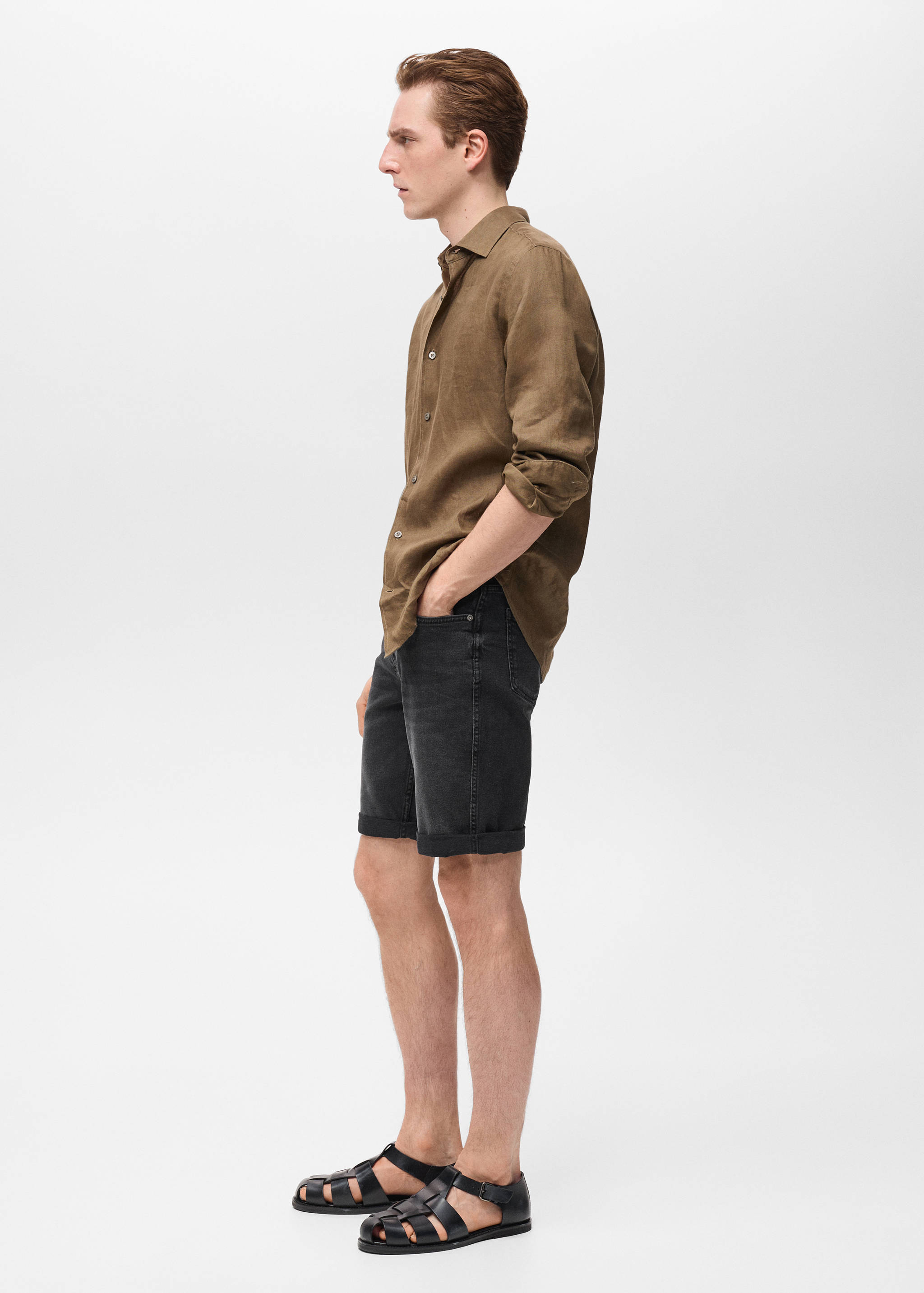 Bermuda en jean slim fit - Détail de l'article 2