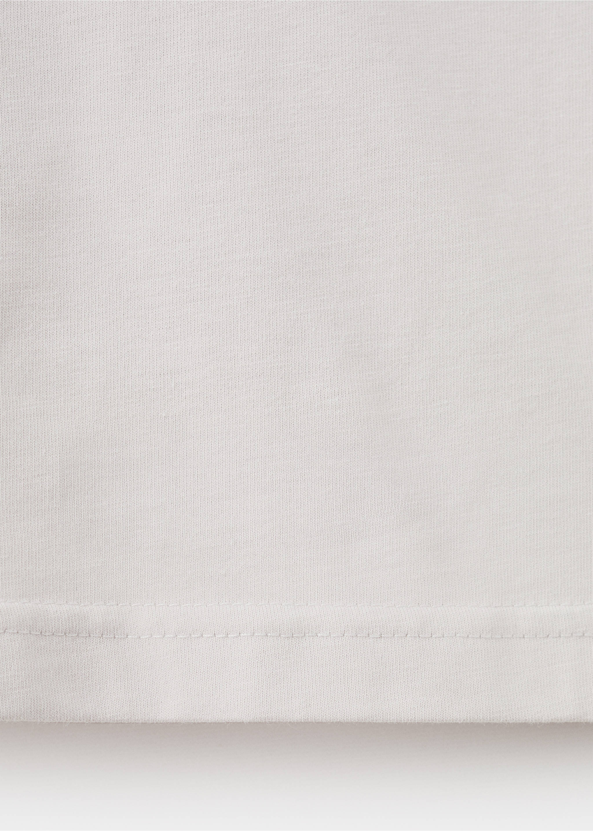 100% cotton slim-fit t-shirt - Details of the article 0, Ice Grey. Ref: 17031230-00.