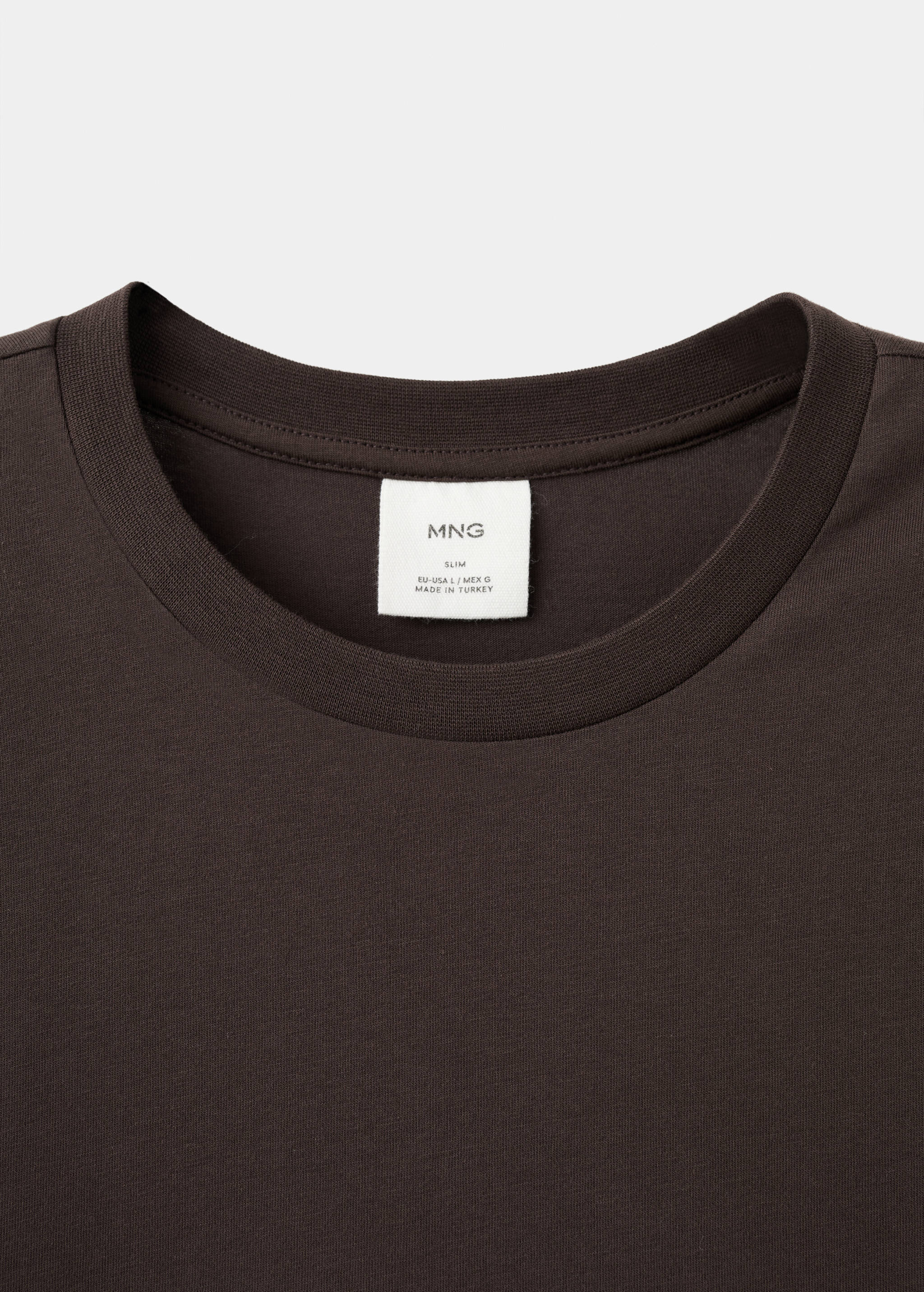 100% cotton slim-fit t-shirt - Details of the article 8