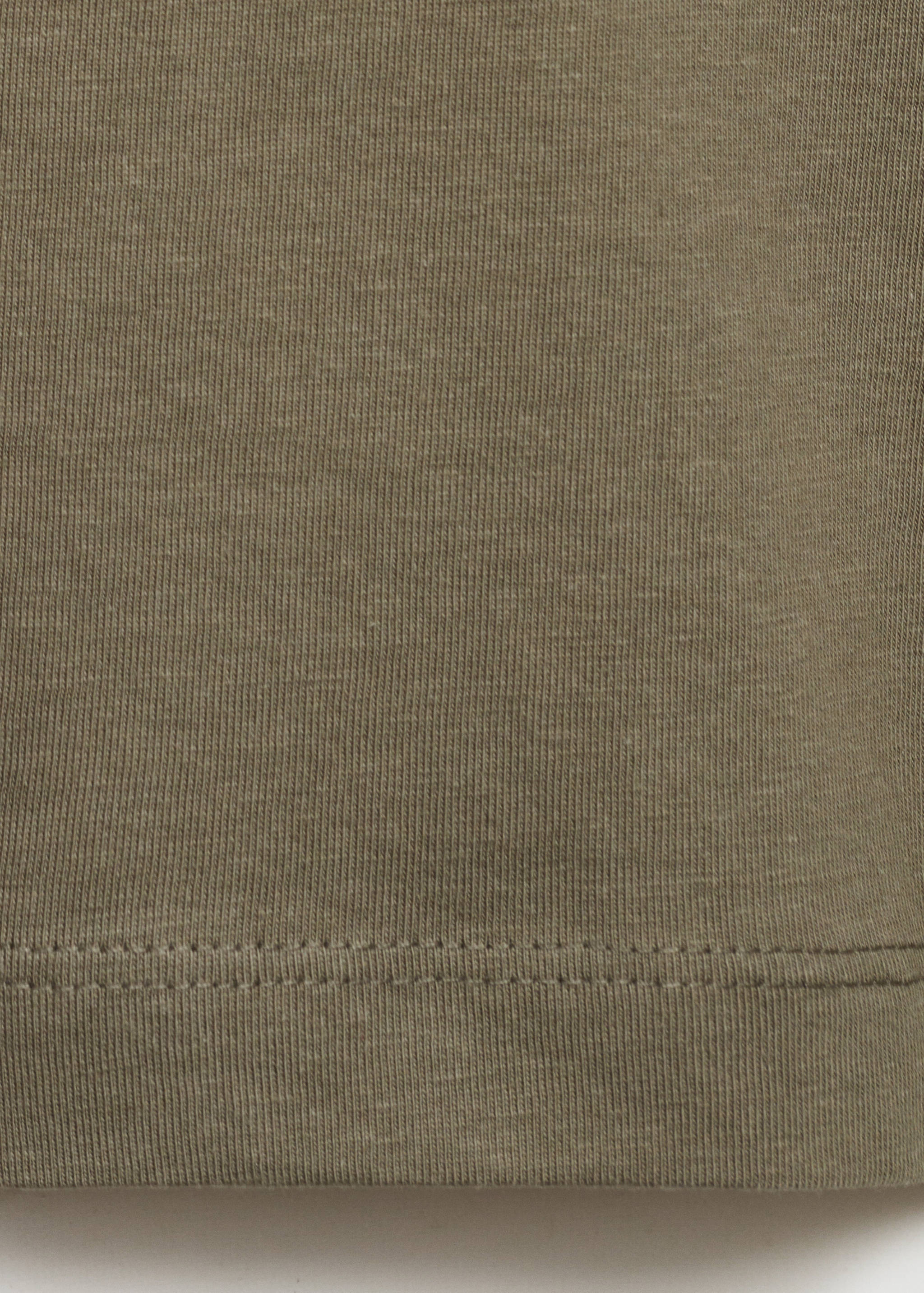 100% cotton slim-fit t-shirt - Details of the article 0
