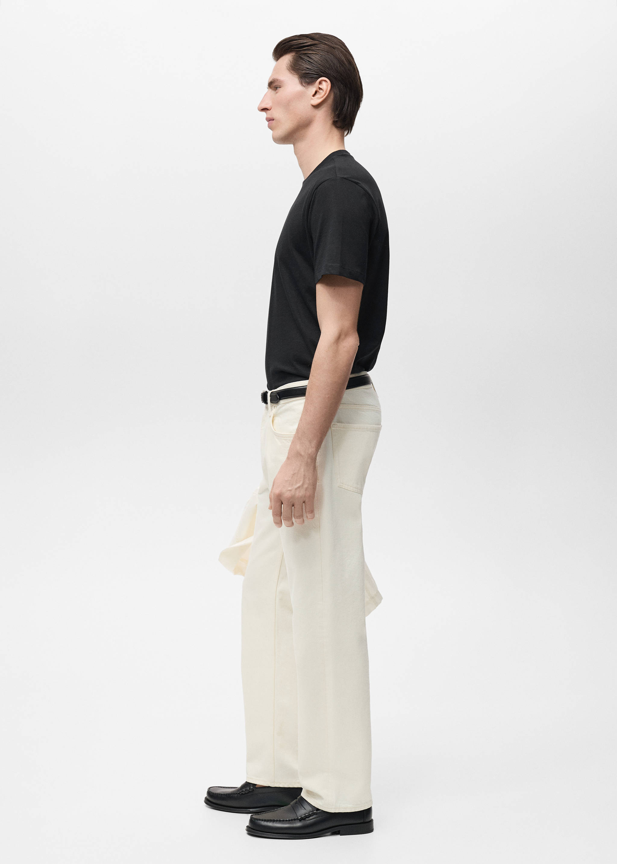 100% cotton slim-fit t-shirt - Details of the article 2