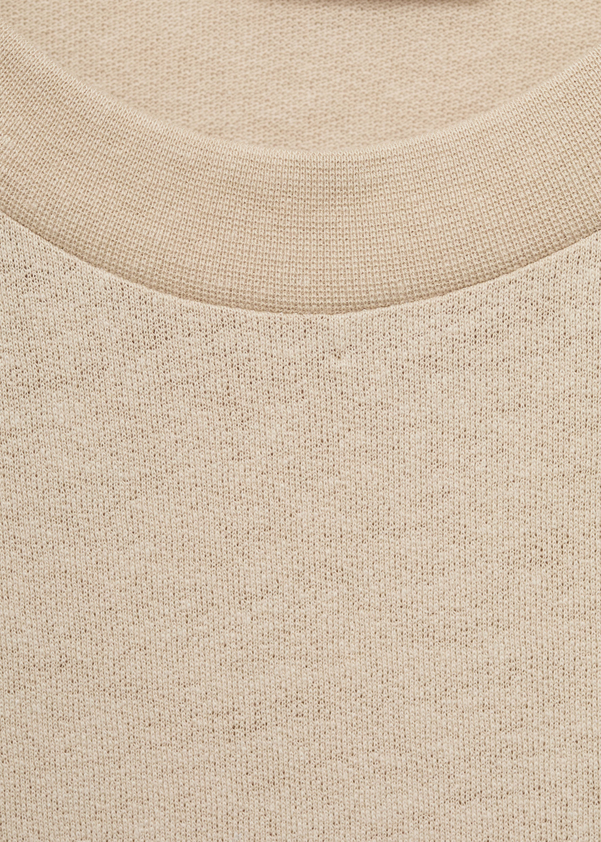 Relaxed-fit cotton-linen t-shirt - Details of the article 8