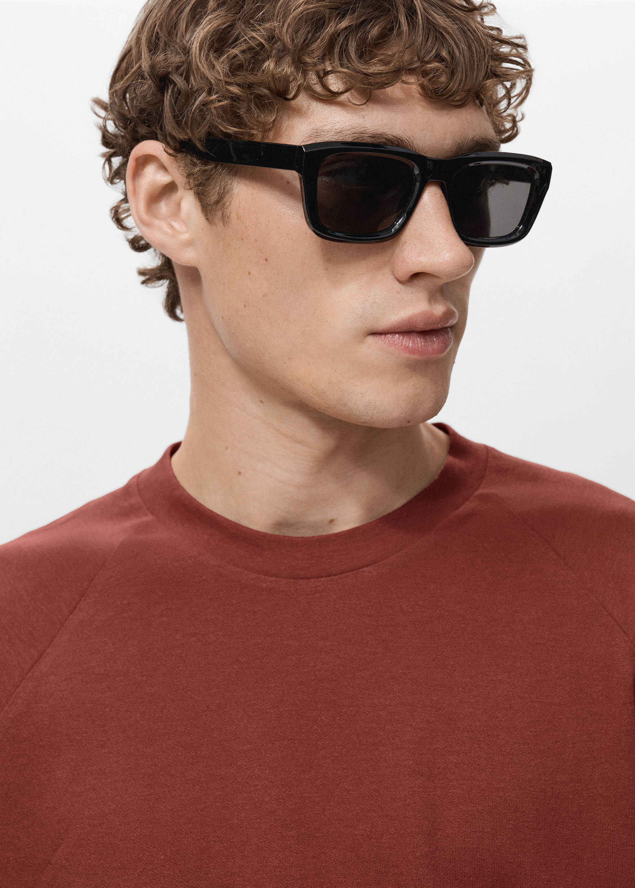 Relaxed-fit cotton-linen t-shirt - Details of the article 1