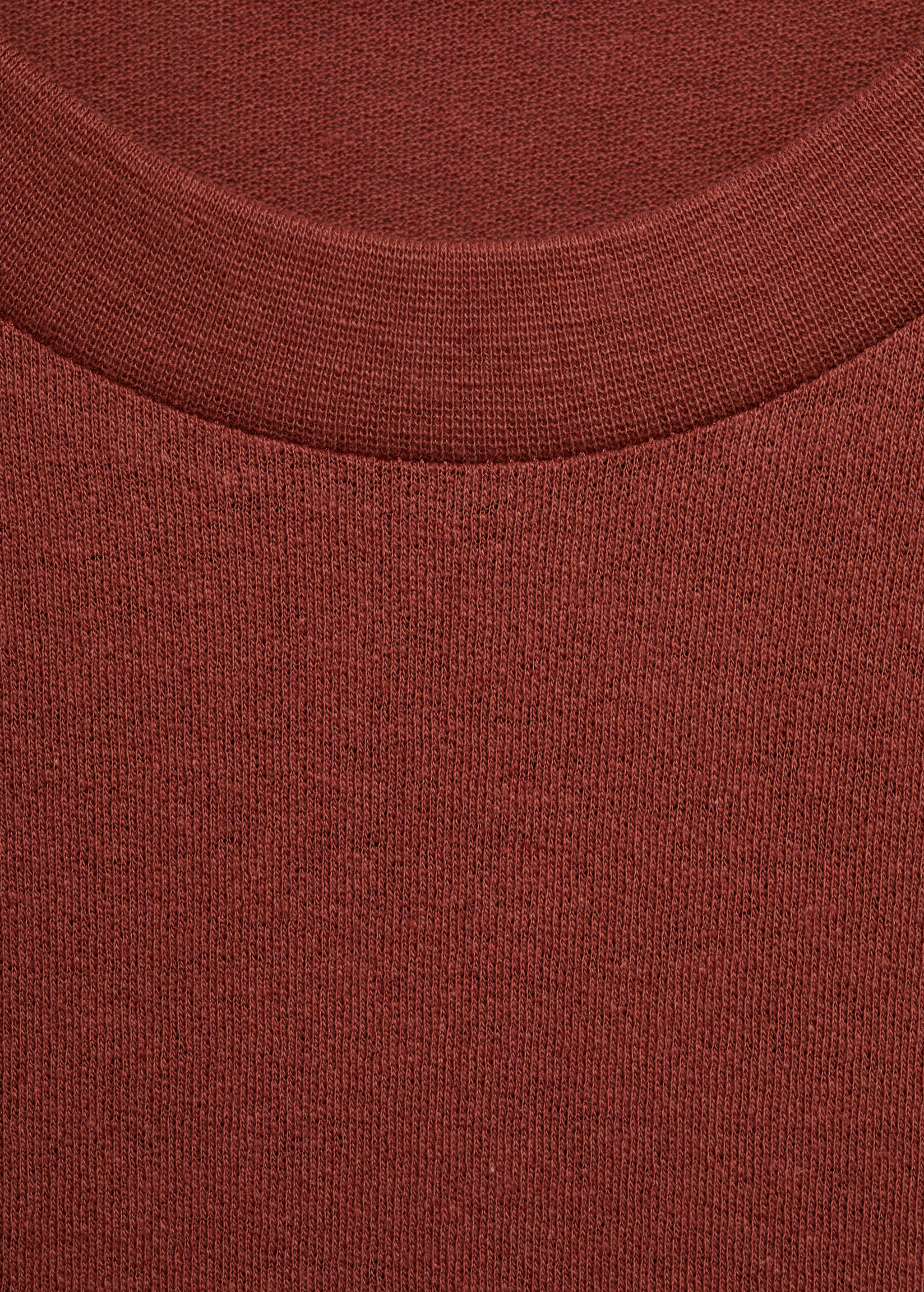 Relaxed-fit cotton-linen t-shirt - Details of the article 8