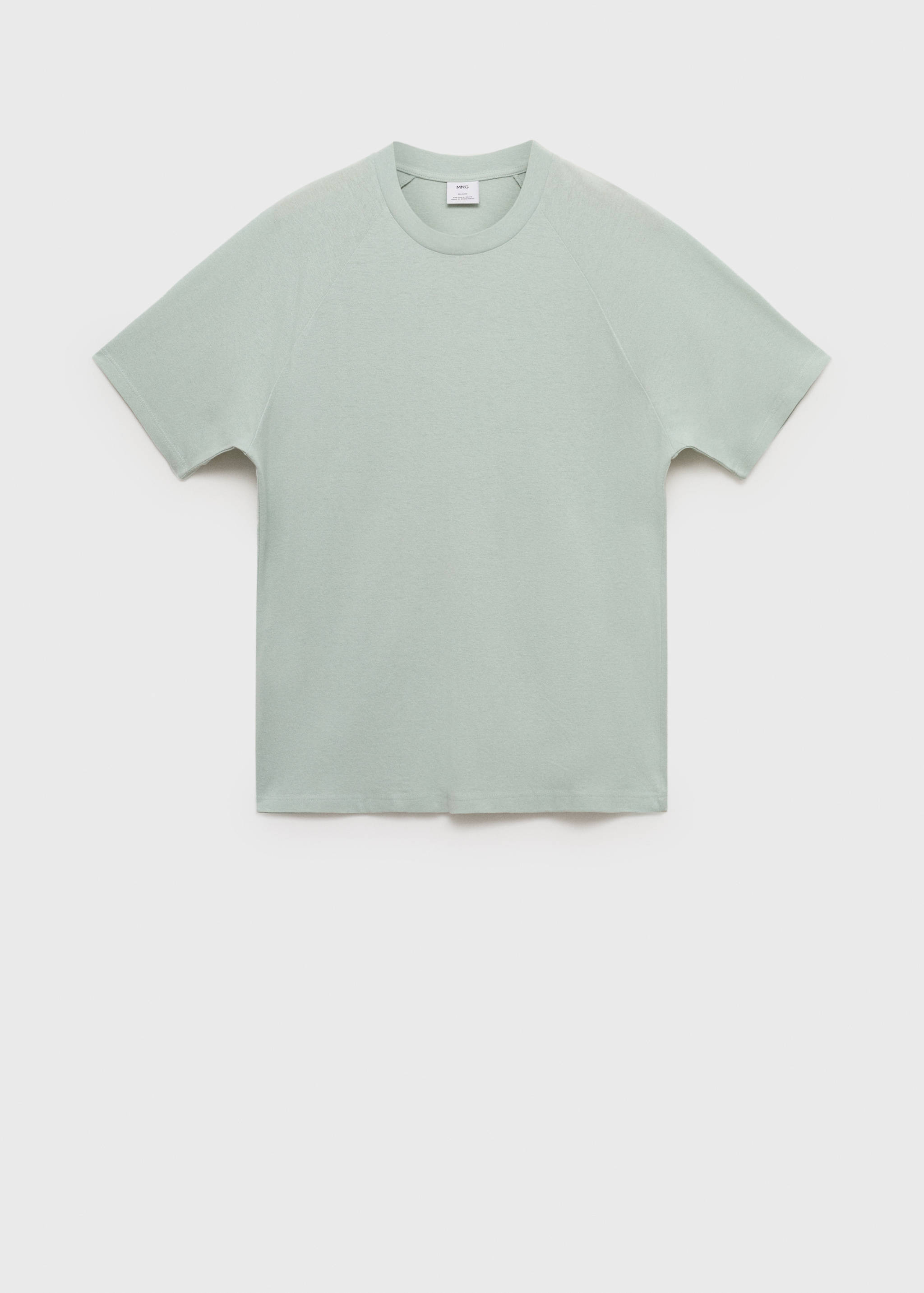 Relaxed-fit cotton-linen t-shirt - Article without model