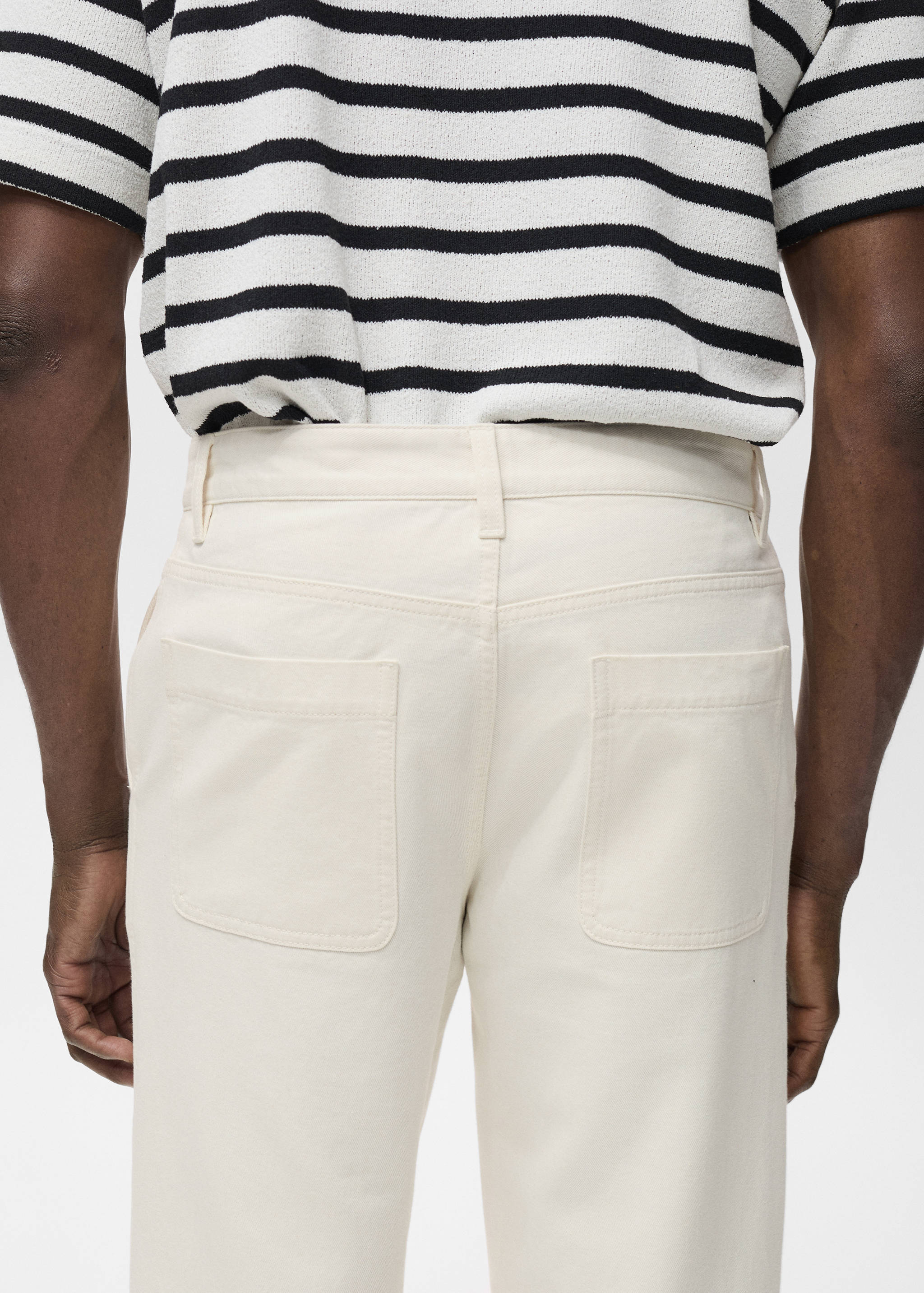 Jean en coton et lin regular-fit - Détail de l'article 6