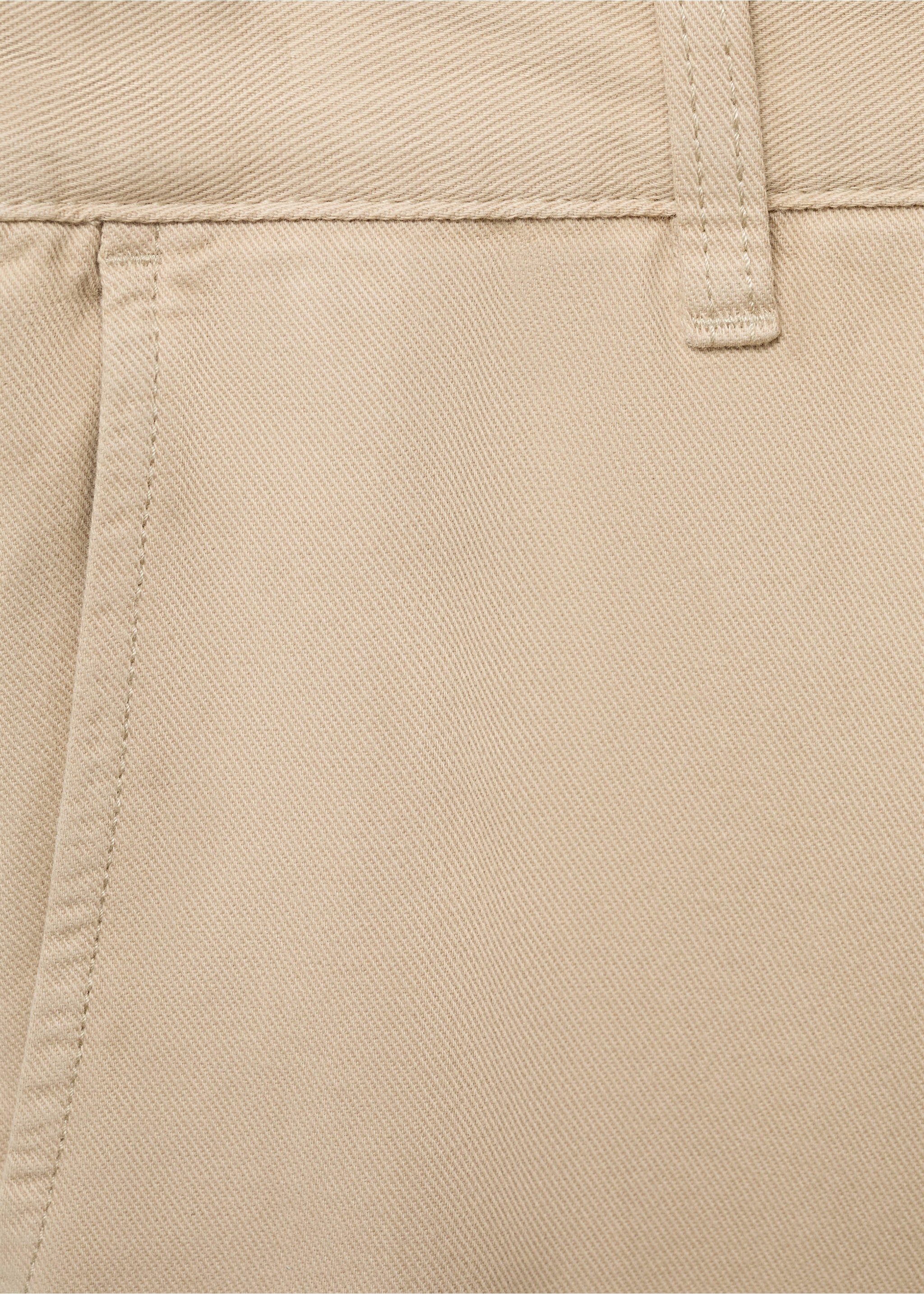 Regular-fit jeans made from a cotton-linen blend - Details of the article 0, Beige. Ref: 17031233-00.