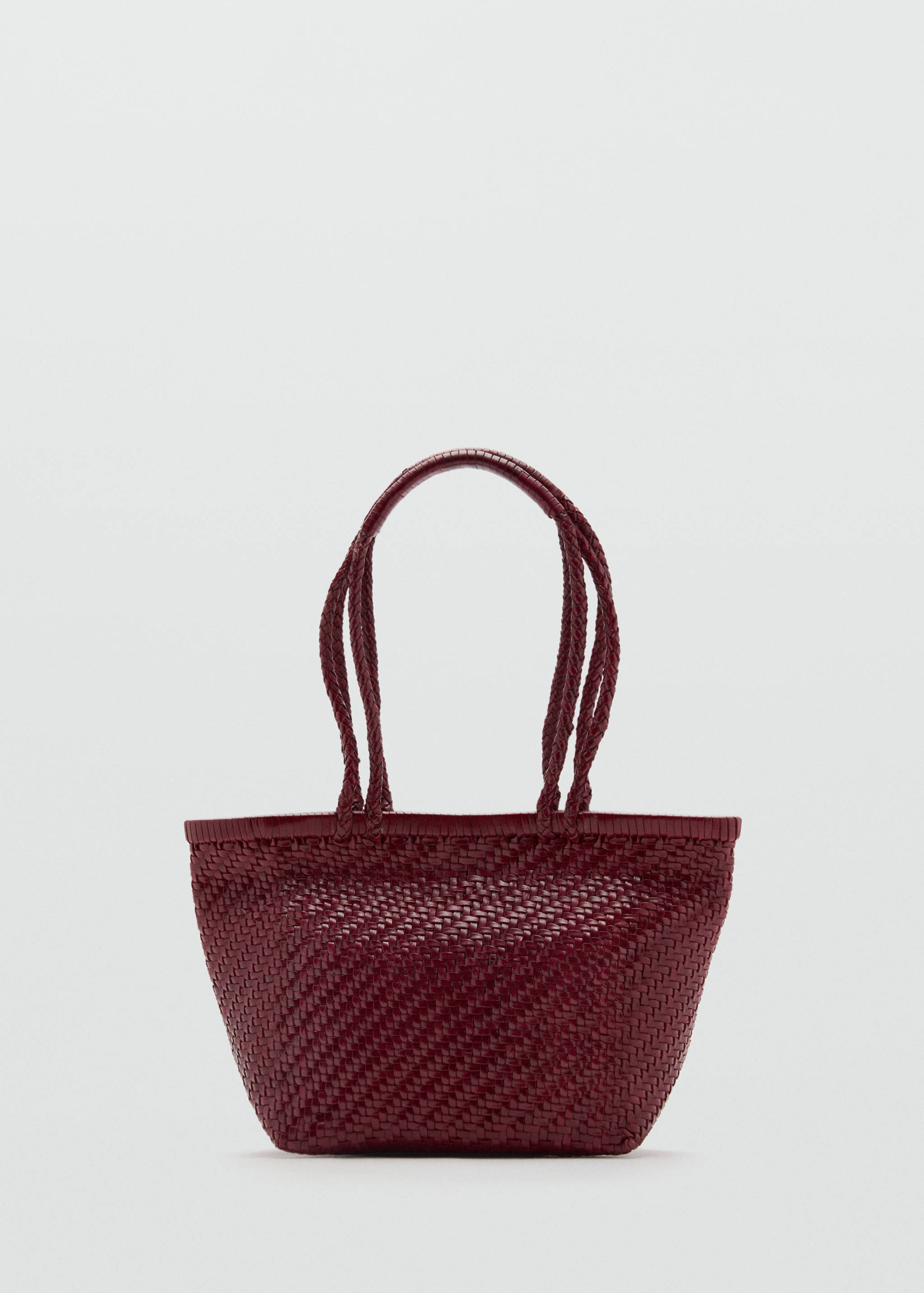Medium braided leather bag - Article without model