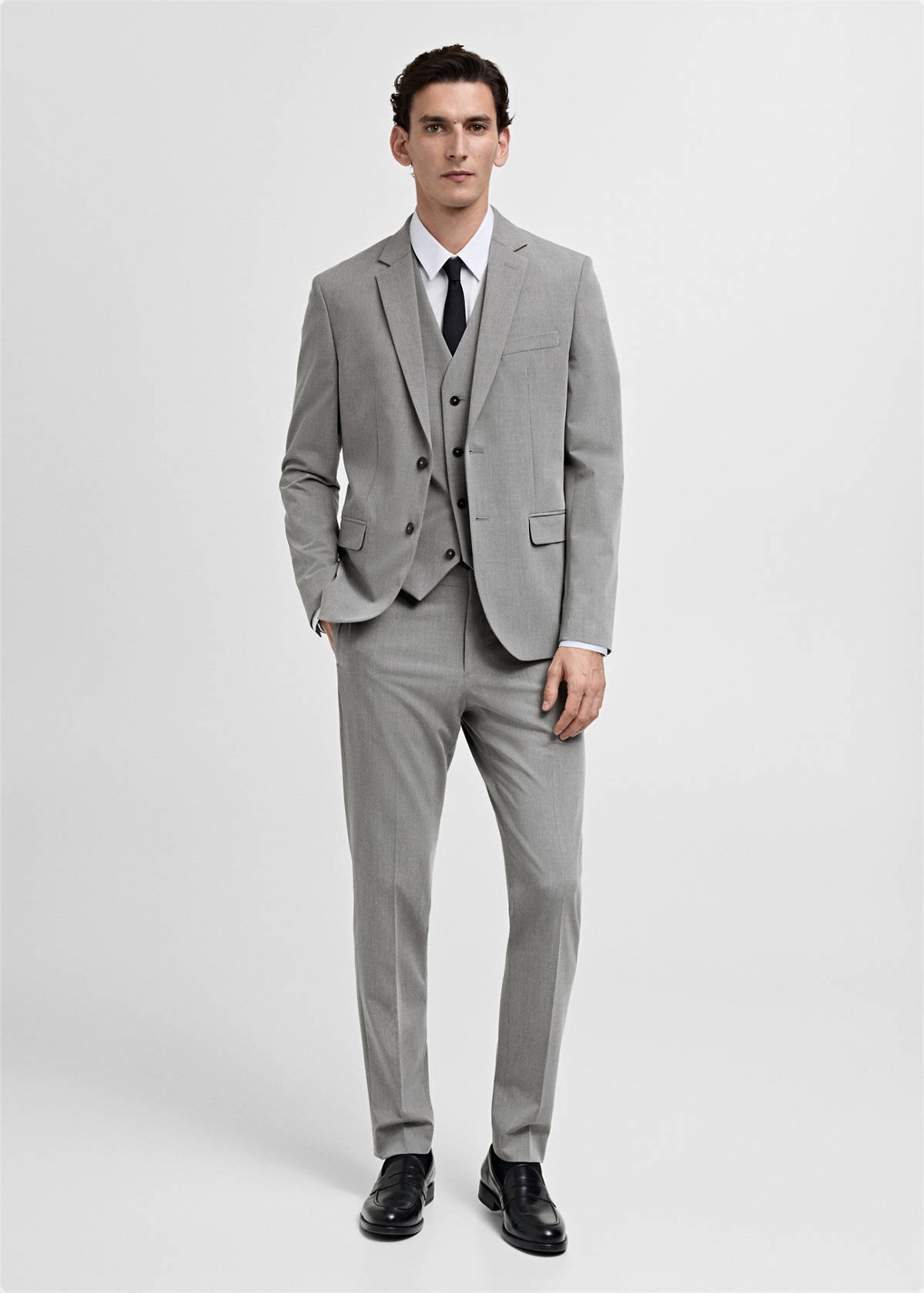 Paris super slim-fit suit waistcoat