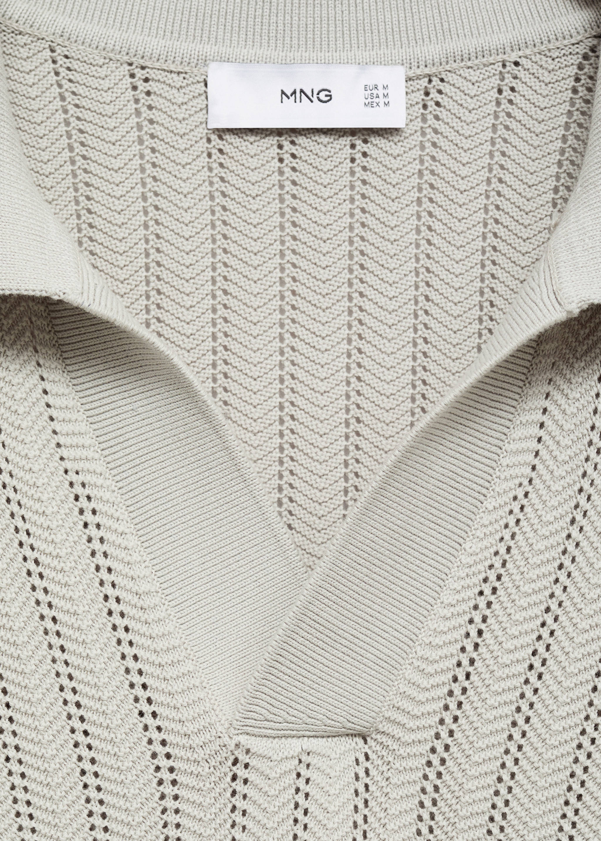 Polo maille fine chevrons - Détail de l'article 8