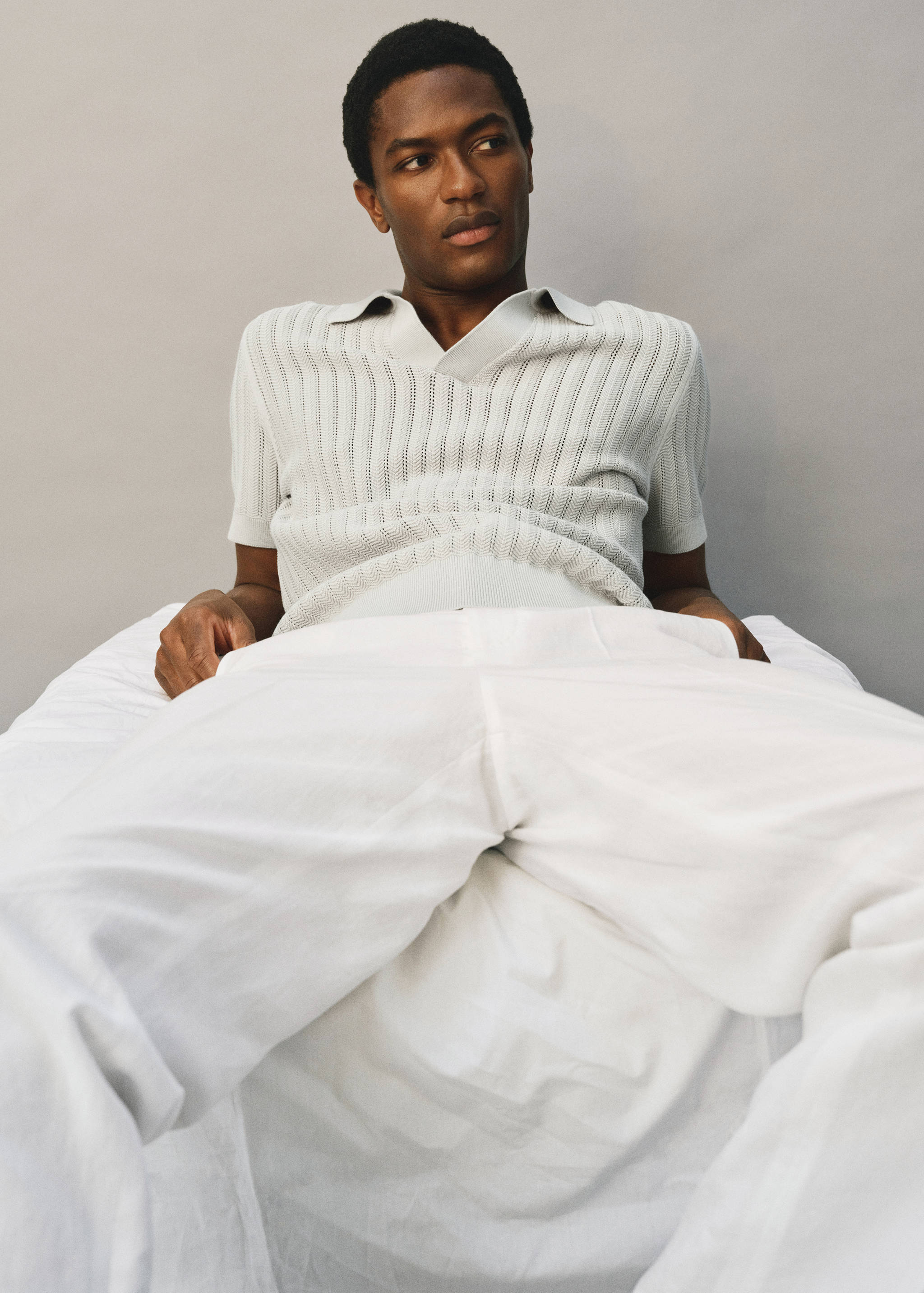 Polo maille fine chevrons - Détail de l'article 5